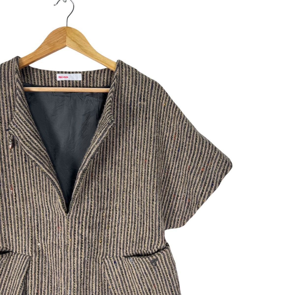 Ne-Net 🌟NE NET ISSEY MIYAKE JUMPSUIT STRIPED JACKET Size M / US 6-8 / IT 42-44 - 4 Thumbnail