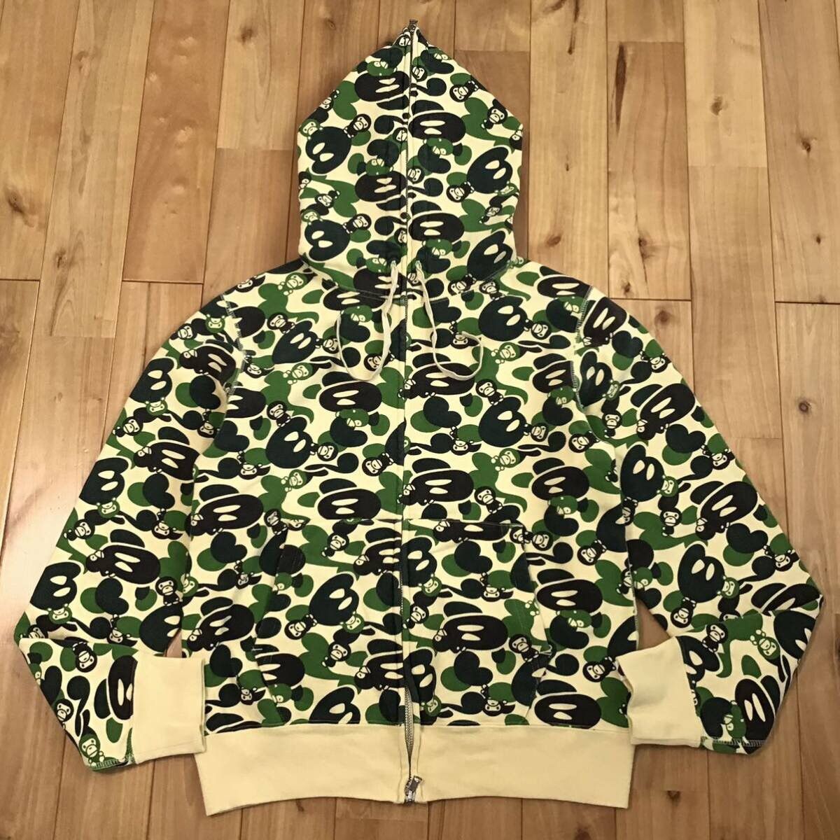 Bape × Nigo BAPE Milo camo green full zip hoodie a bathing ape NIGO Size US S / EU 44-46 / 1 - 1 Thumbnail