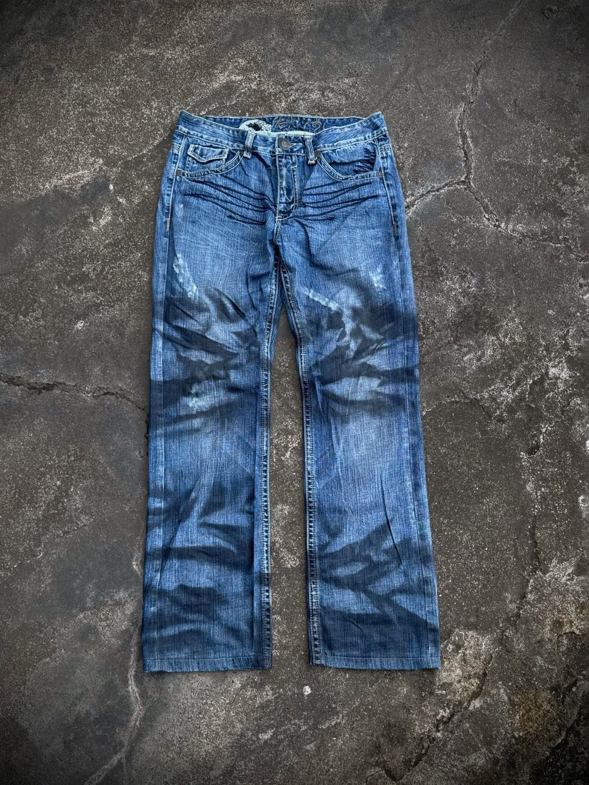 Robins Jeans Japanese Studded Big Train Denim Pants Styled Size US 32 / EU 48 - 1 Thumbnail