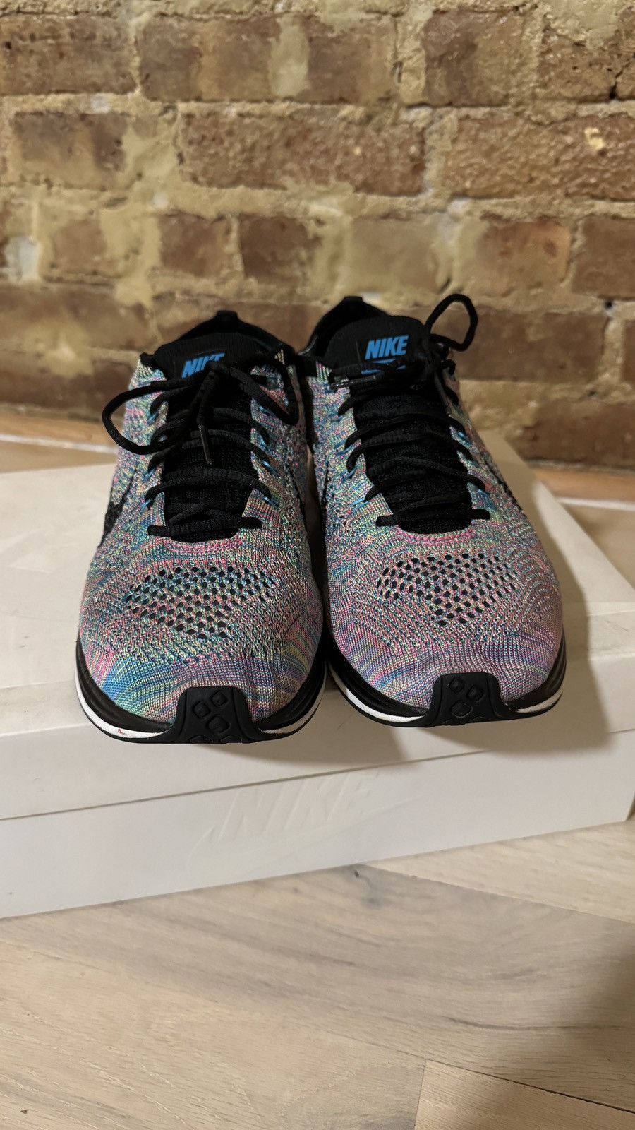 Nike Nike Flyknit Racer Multicolor 3.0 Size US 9.5 / EU 42-43 - 2 Thumbnail