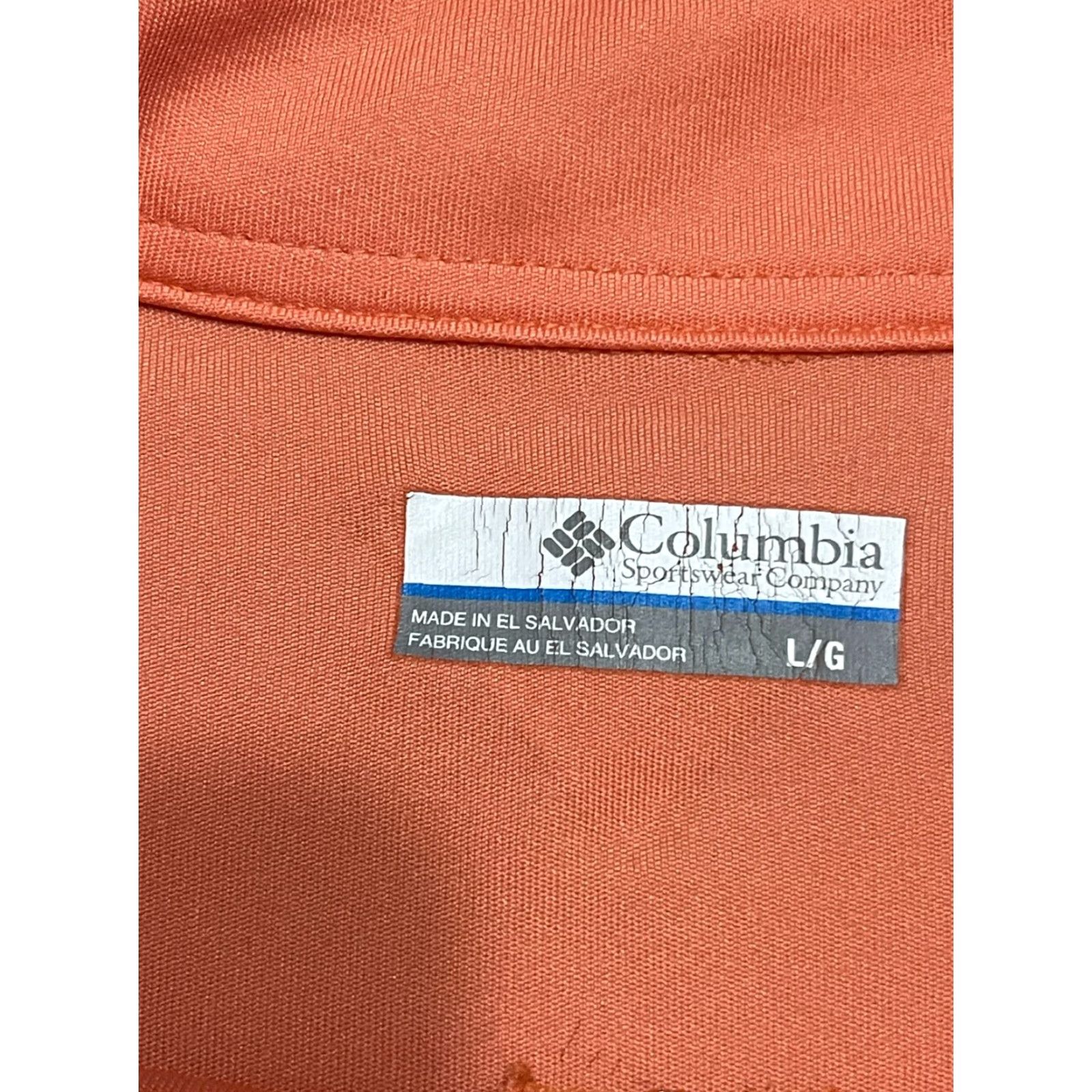Vintage Columbia Shirt Womens Large Orange Long Sleeve 3/4 Zipper Athletic Wear Casual Fall Spring Summer Womens Size L / US 10 / IT 46 - 6 Thumbnail