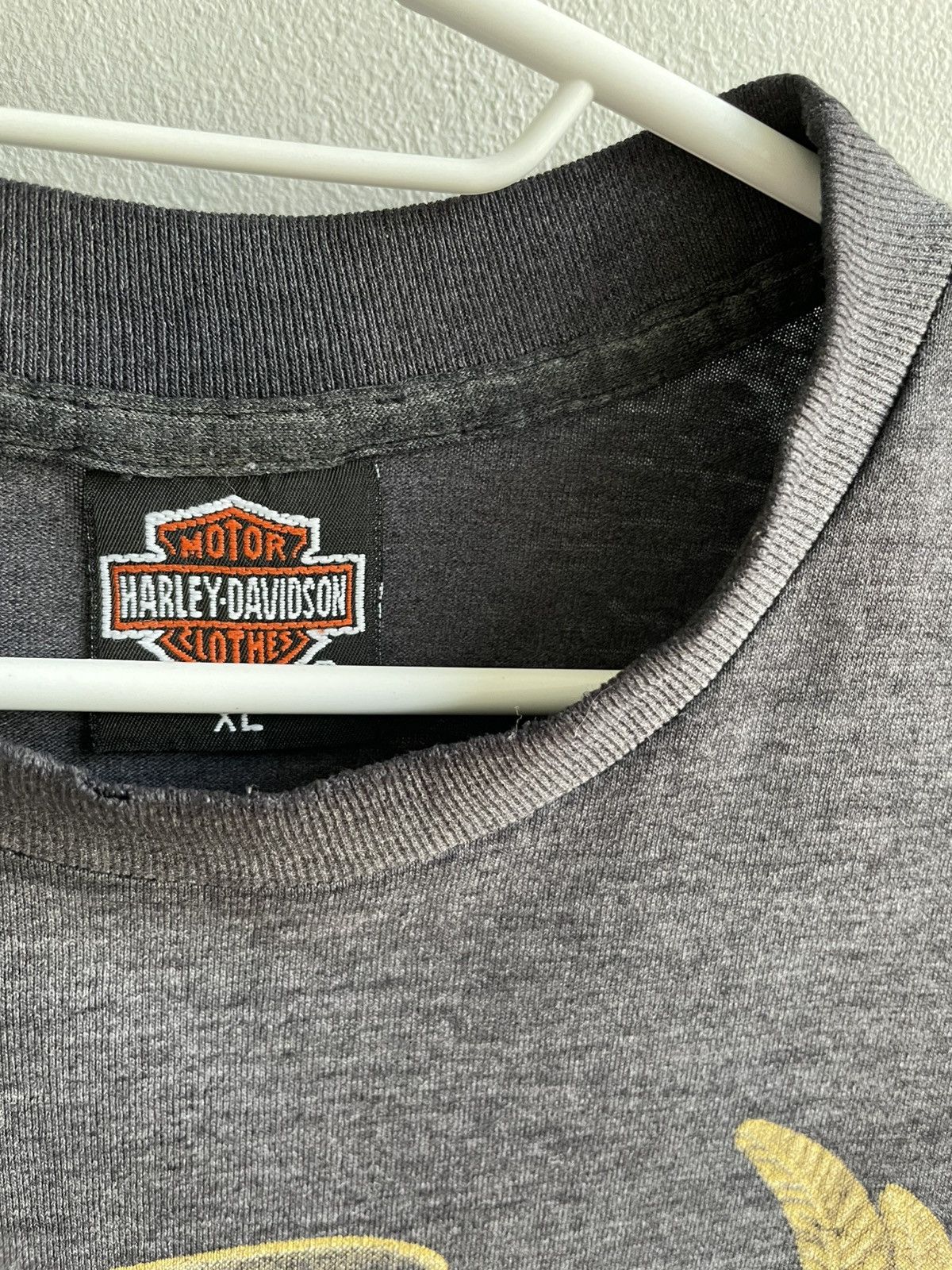 Harley Davidson × Vintage Harley Davidson 3D Emblem 1991 Vintage 90s Logo T-Shirt Tee Size US XL / EU 56 / 4 - 9 Thumbnail