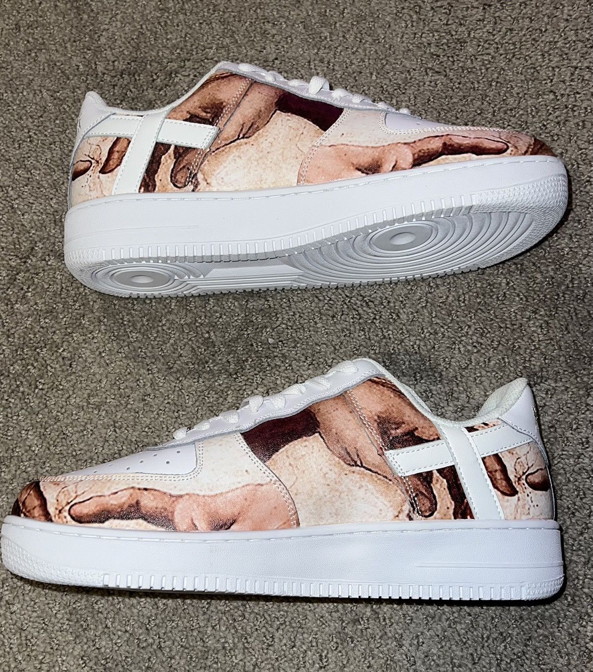 Kitowares Kito Wares Creation of Adam Air Force One AF1 Size 11 Size US 11 / EU 44 - 2 Thumbnail