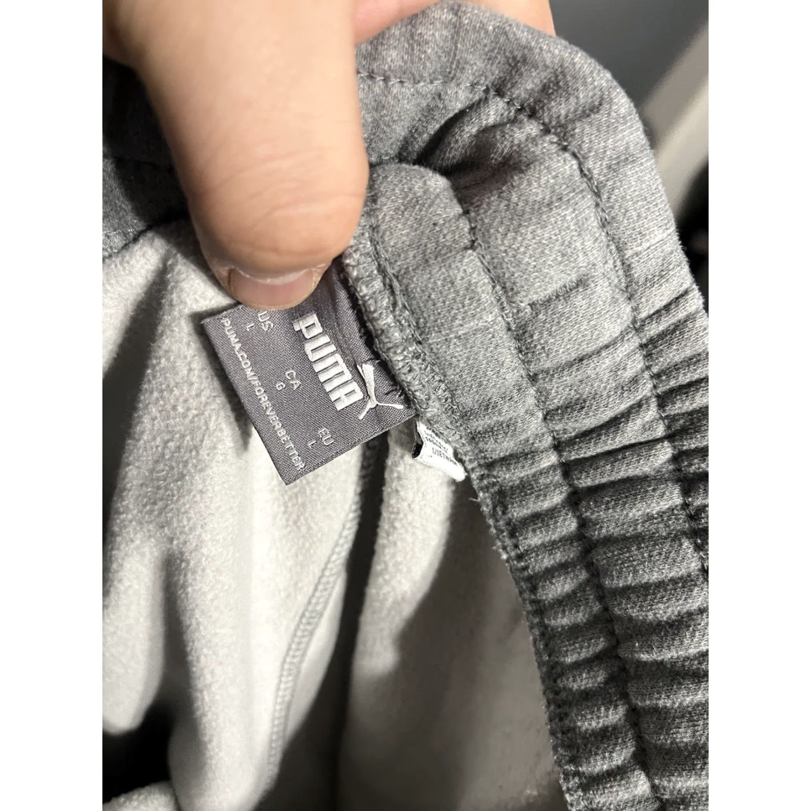 Puma Puma Cargo Sweatpants Men L Gray - 2 Pockets Logo Sweatpants Activewear Drawstring Pockets | Puma Pants Men Large Gray Size US 33 - 5 Thumbnail