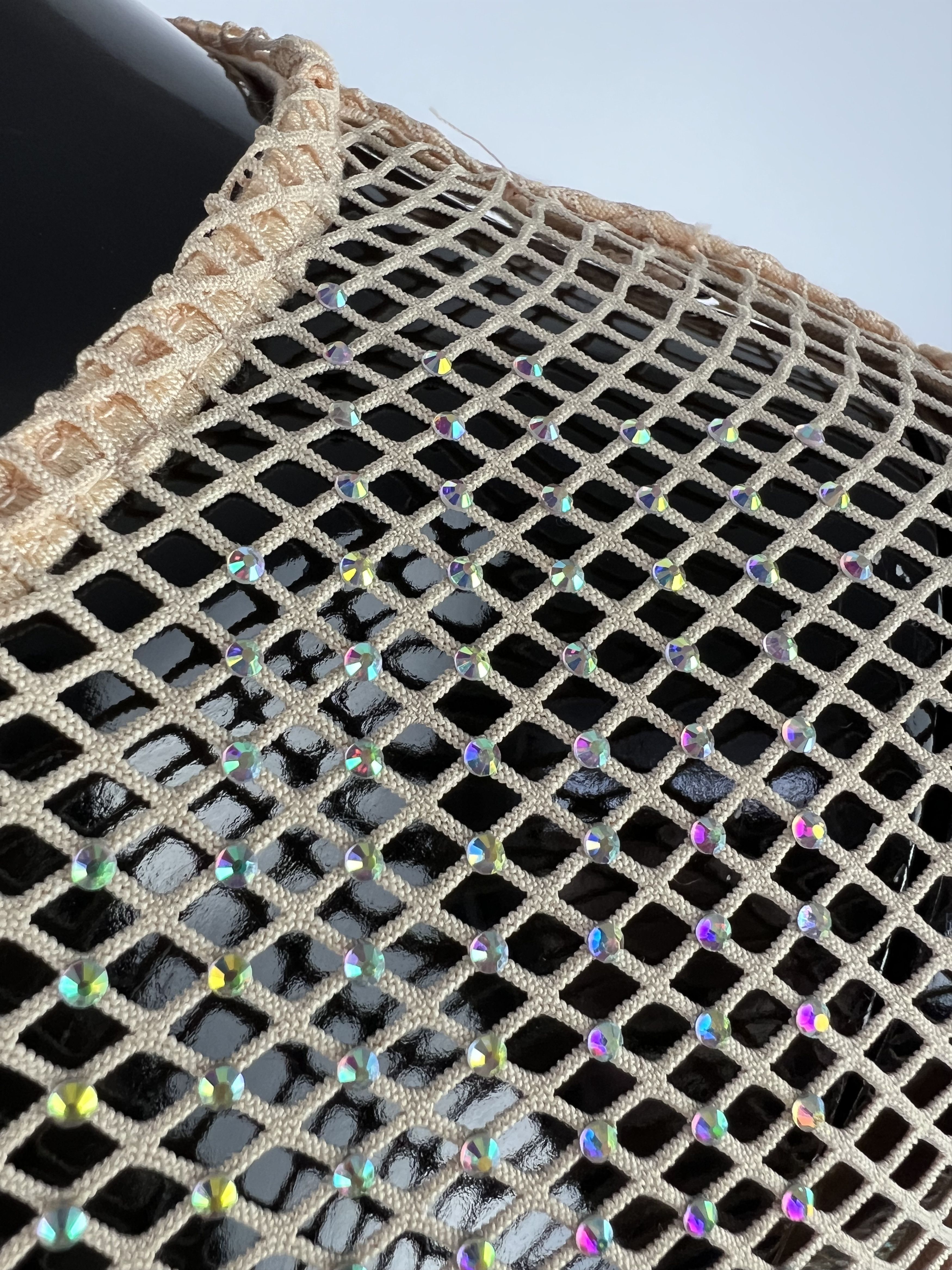 Other Sunday in Brooklyn Rhinestones Mesh Fishnet T Shirt Size XS Size XS / US 0-2 / IT 36-38 - 7 Thumbnail