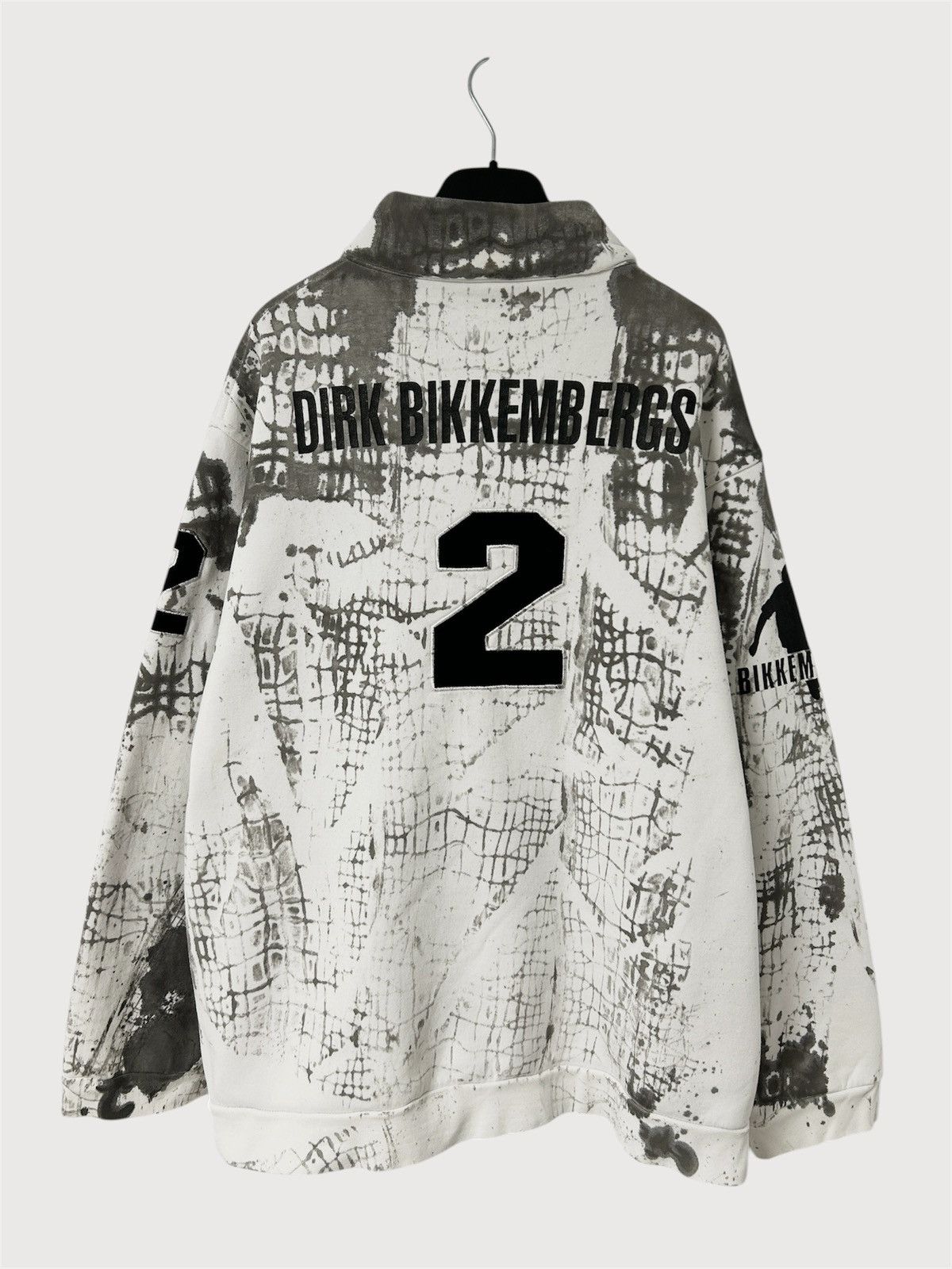Dirk Bikkembergs Croc Print Soccer Zip Jacket Size US XXL / EU 58 / 5 - 2 Thumbnail
