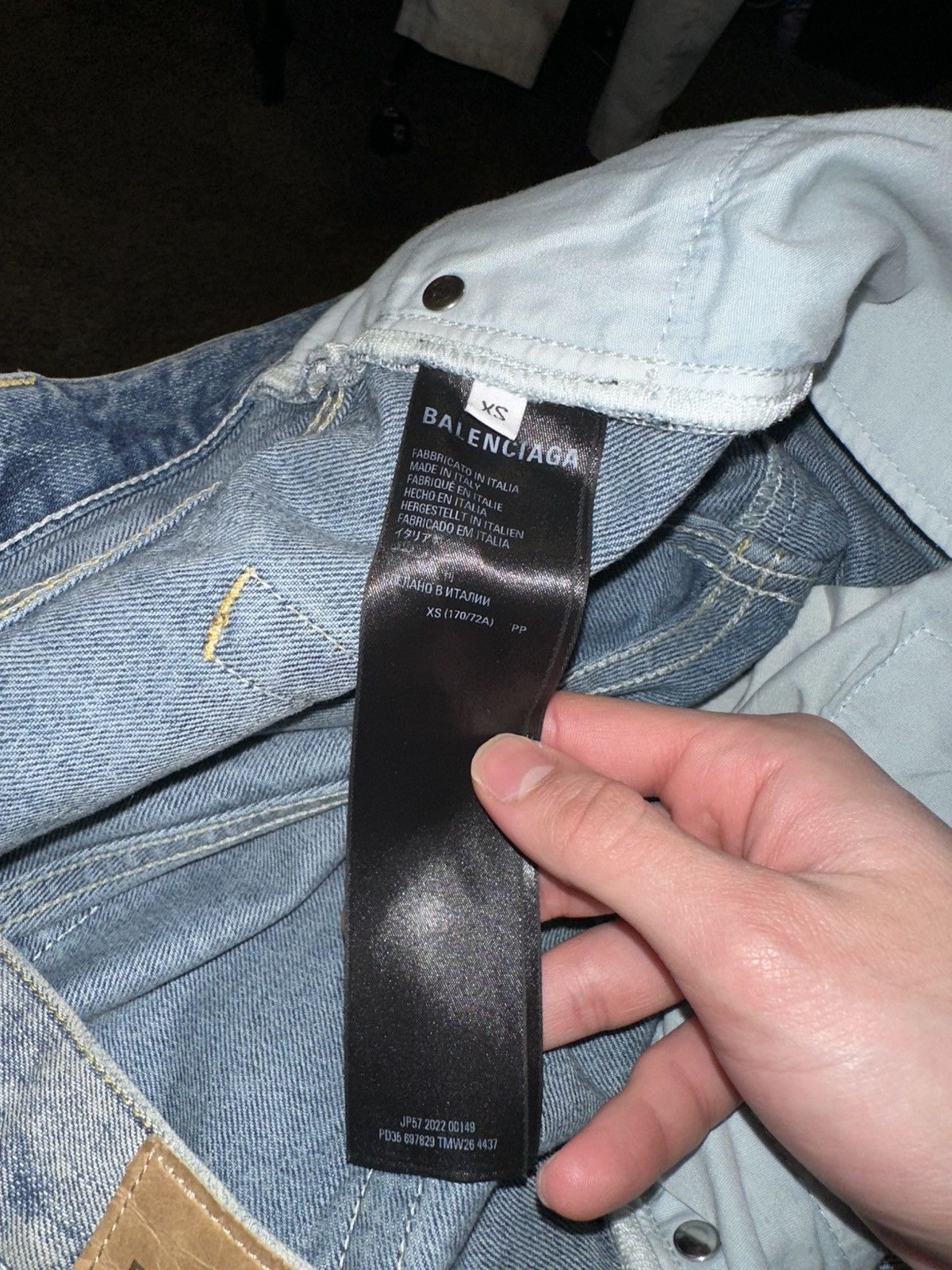 Balenciaga Balenciaga Lost Tape Flares Denim XS Size US 32 / EU 48 - 5 Thumbnail