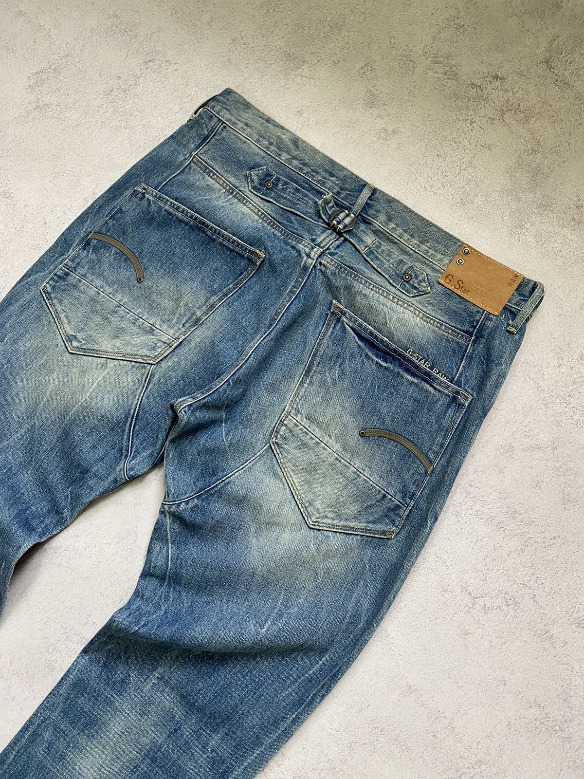 G-Star G Star Raw Denim Vintage Men’s Blue Faded Pants Size 36 Size US 36 / EU 52 - 3 Thumbnail