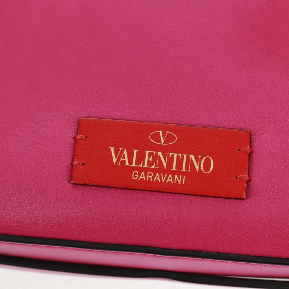 Valentino Valentino Leather V Logo Walk Shoulder Bag Pink Size ONE SIZE - 3 Thumbnail