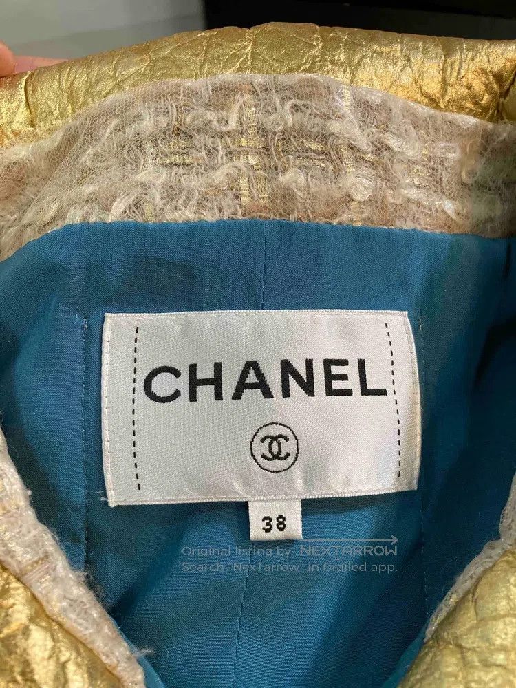 Chanel Chanel Egyptian series gold fine glitter beetle buckle jac Size XS / US 0-2 / IT 36-38 - 9 Thumbnail