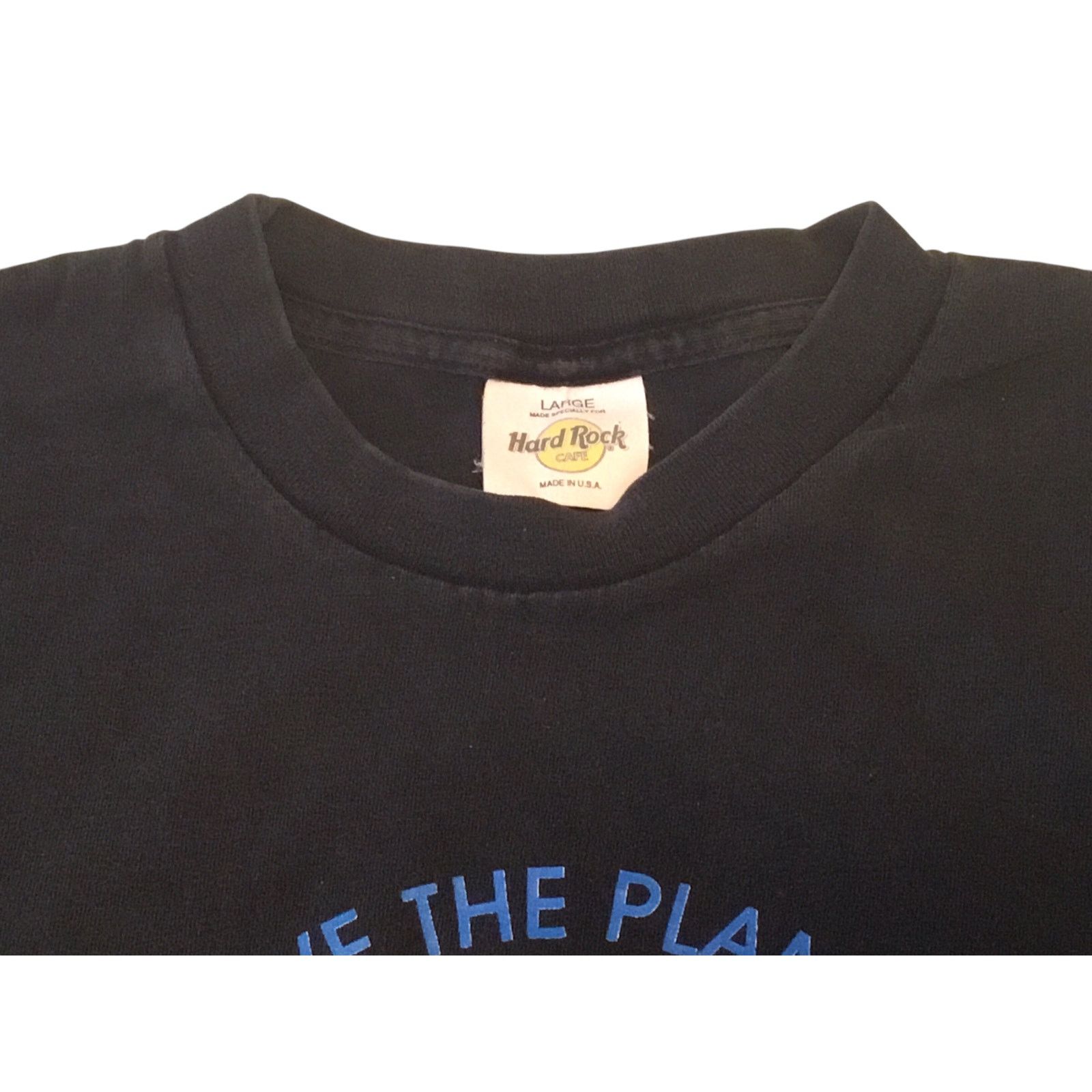 Hard Rock Cafe Hard Rock Cafe Save The Planet New York T-Shirt Black Large Size US L / EU 52-54 / 3 - 3 Thumbnail