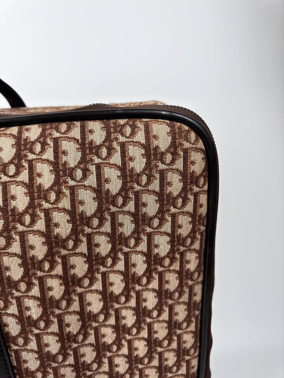 Dior × Vintage Dior Monogram Cloth Luggage Bag Size ONE SIZE - 9 Thumbnail