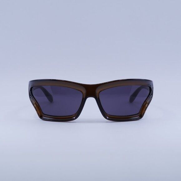 Loewe Loewe LW40143U 47A Sunglasses - Shiny Transparent Brown Size ONE SIZE - 2 Thumbnail