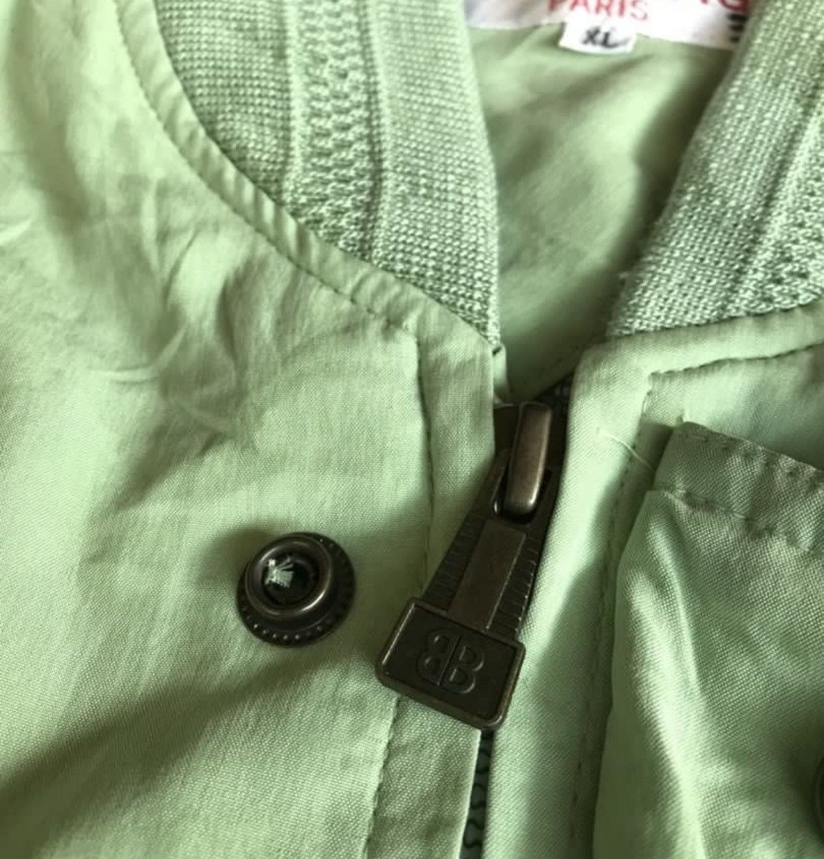Balenciaga Vintage Balenciaga BB Paris Lime Green Jacket Size US XL / EU 56 / 4 - 3 Thumbnail