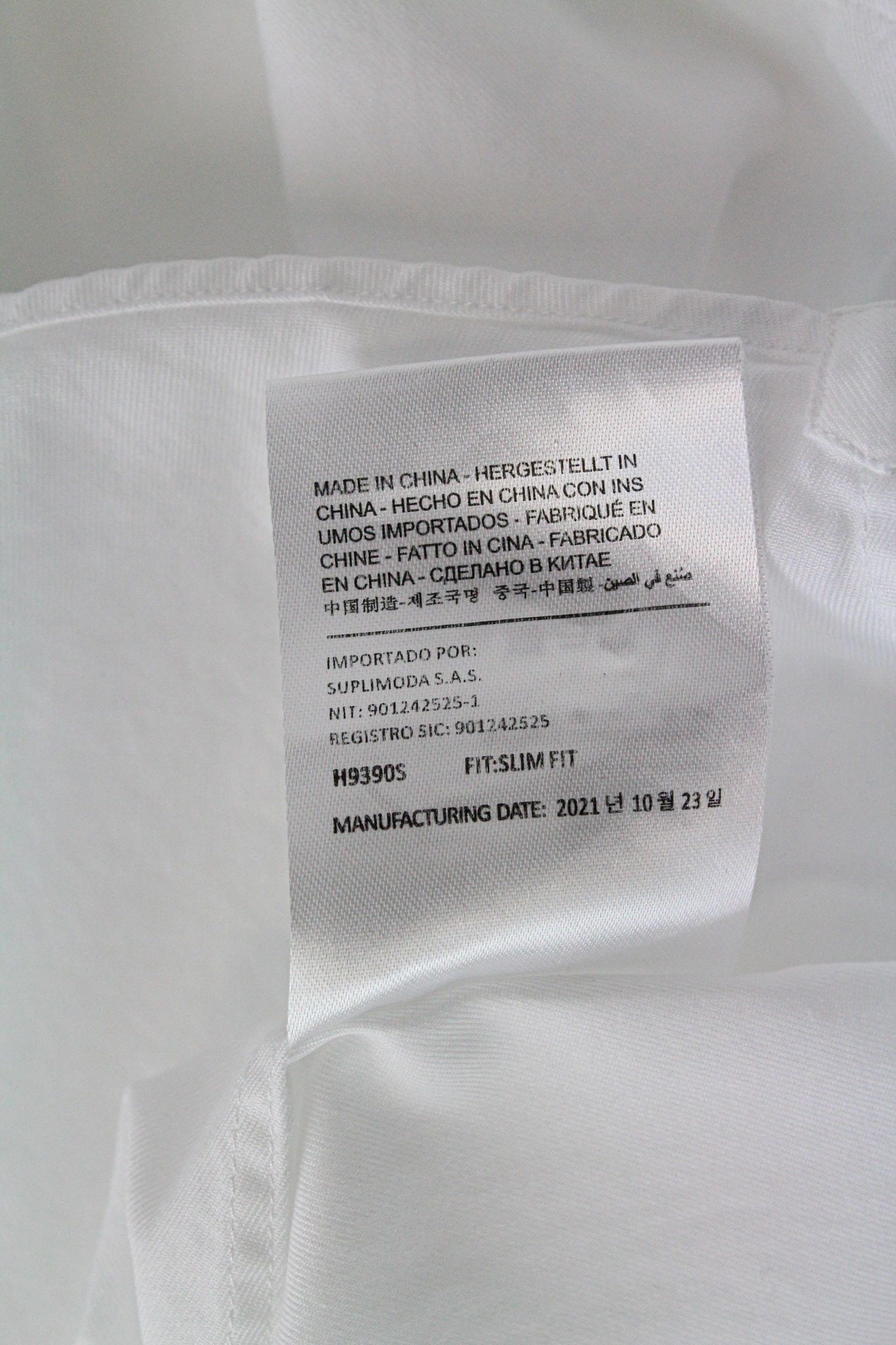 Suitsupply 43/17 Slim White Cotton Long Twill 72758 Size 42R - 7 Thumbnail
