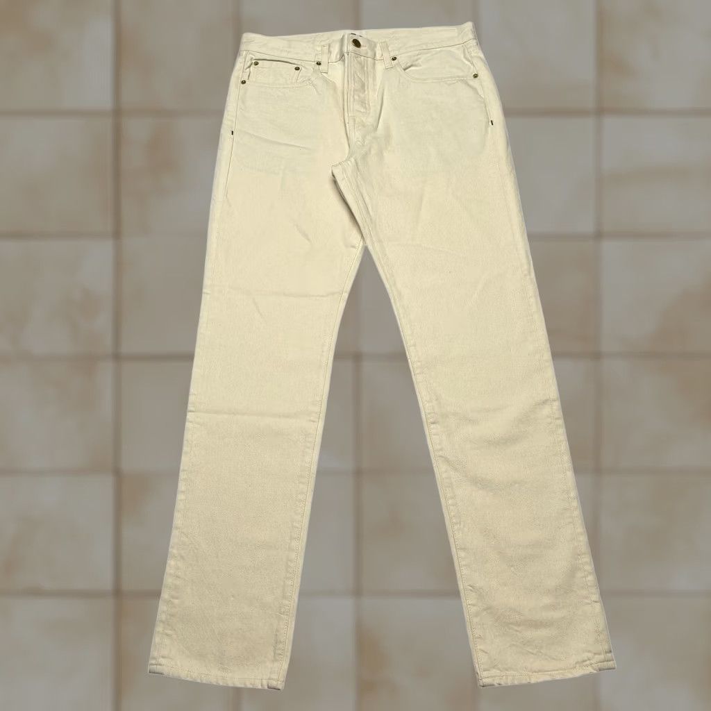 Sid Mashburn Sid Mashburn Jean Straight 31x32 Natural Rinse Denim Mens Size US 31 - 1 Thumbnail