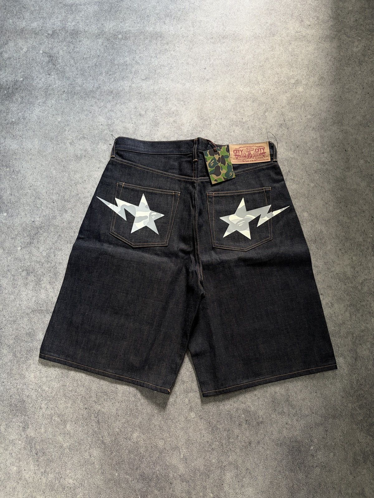 Bapesta Selvedge Denim Jorts