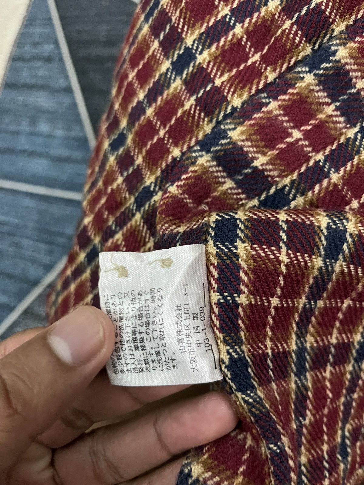 Flannel 💥Rare💥 VINTAGE 90s KANSAI YAMAMOTO FLANNEL Size US M / EU 48-50 / 2 - 6 Thumbnail