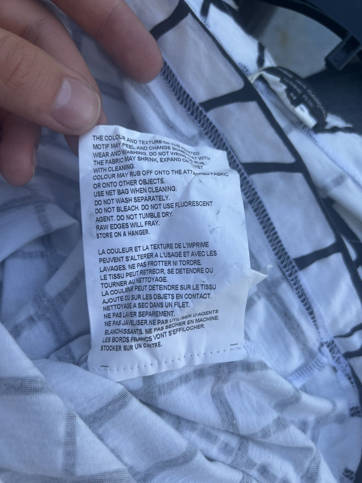 Comme des Garcons Homme Plus comme des garçons homme plus stripped illusion t-shirt Size US M / EU 48-50 / 2 - 5 Thumbnail