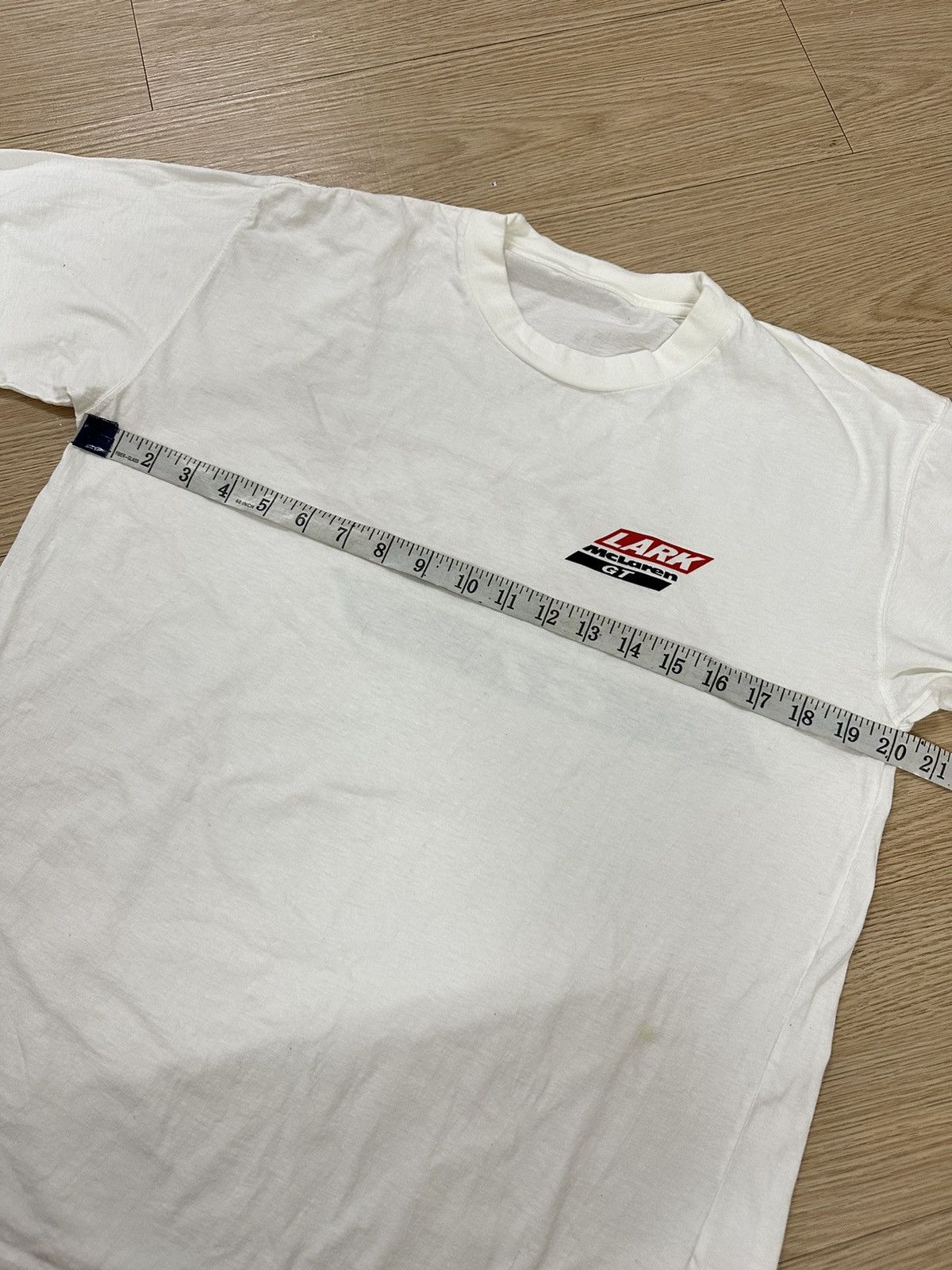 Vintage Vintage 90's Lark McLaren GT Racing Supercar Tshirt Size US M / EU 48-50 / 2 - 8 Thumbnail