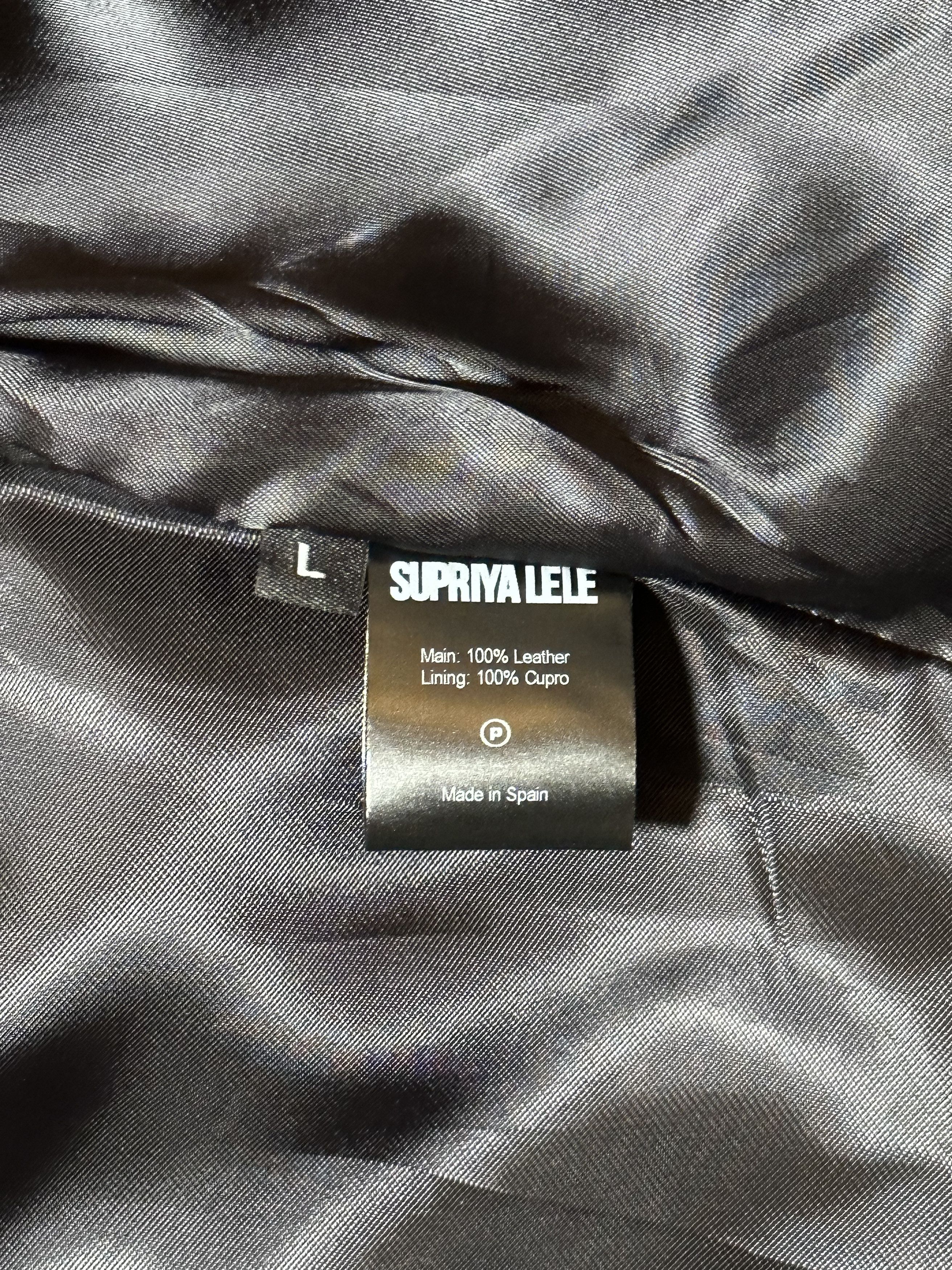 Other Black Leather Supriya Lele Jacket Size L / US 10 / IT 46 - 11 Thumbnail