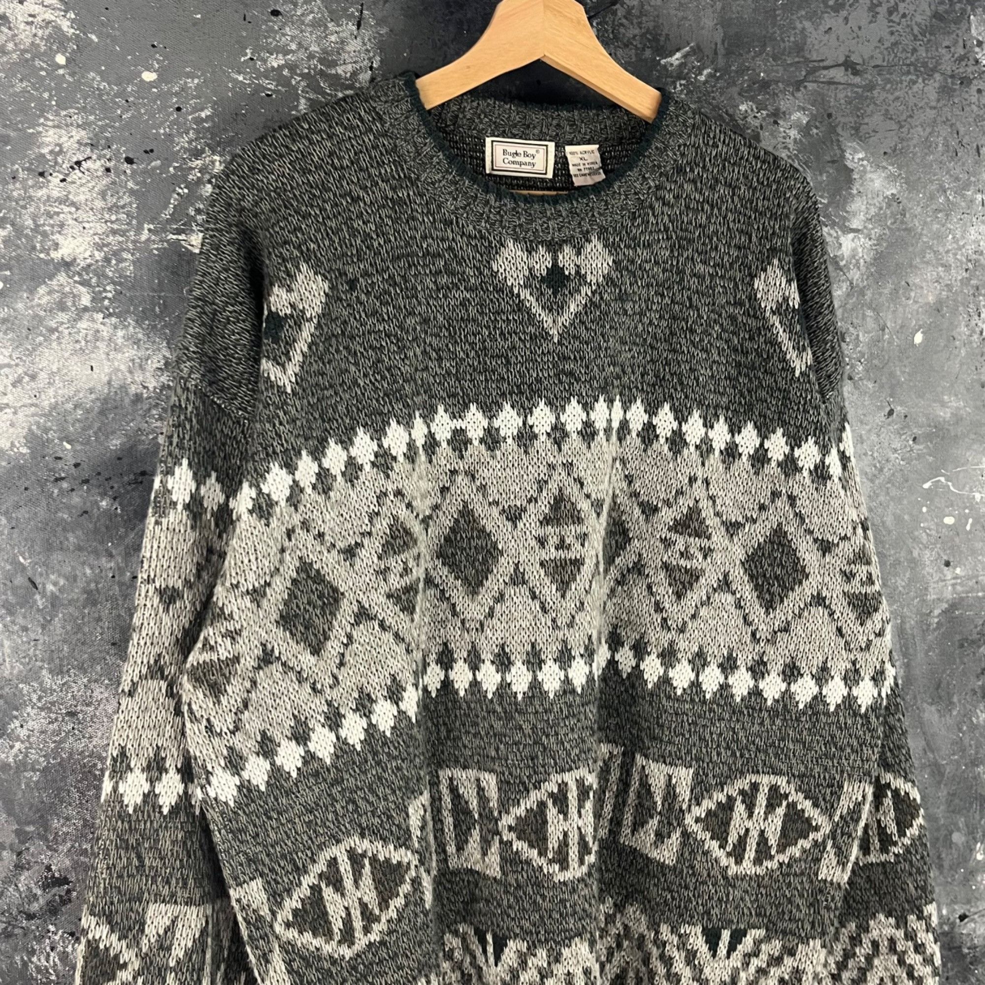 Bugle Boy × Vintage Vintage 90’s Bugle Boy sweater Size US XL / EU 56 / 4 - 2 Thumbnail