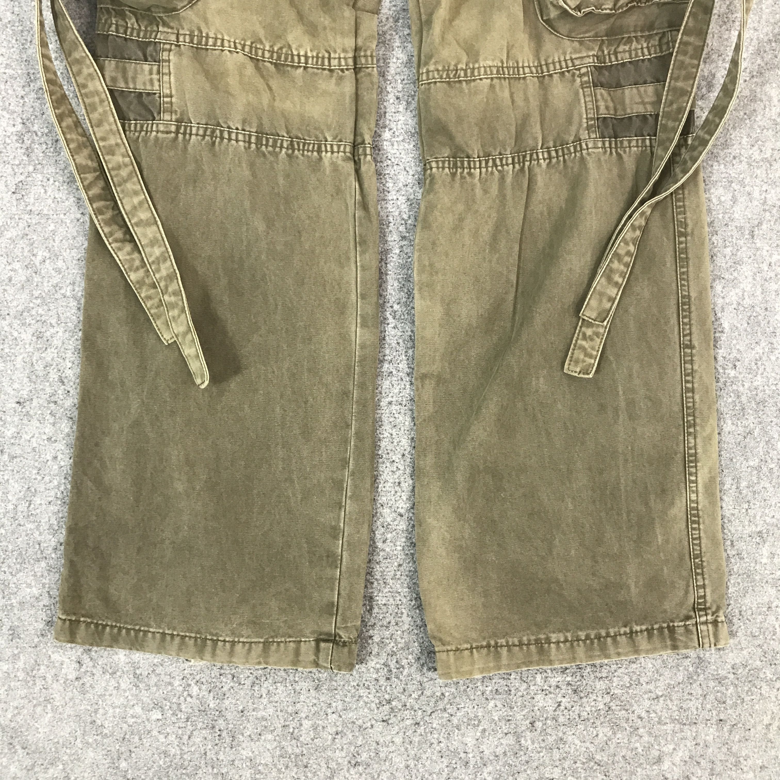 Japanese Brand BLUE LUIS CARGO BONDAGE STYLE PANTS Size US 28 / EU 44 - 4 Thumbnail