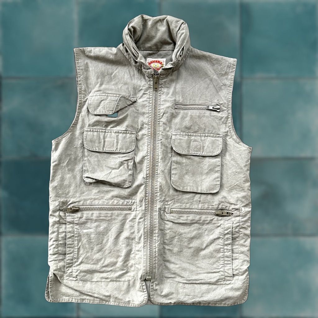 Banana Republic VINTAGE Banana Republic Vest Safari Mens S Grey 70s 80s 90s Travel Pockets Boho Retro Shirt/Tank? Size US S / EU 44-46 / 1 - 1 Thumbnail