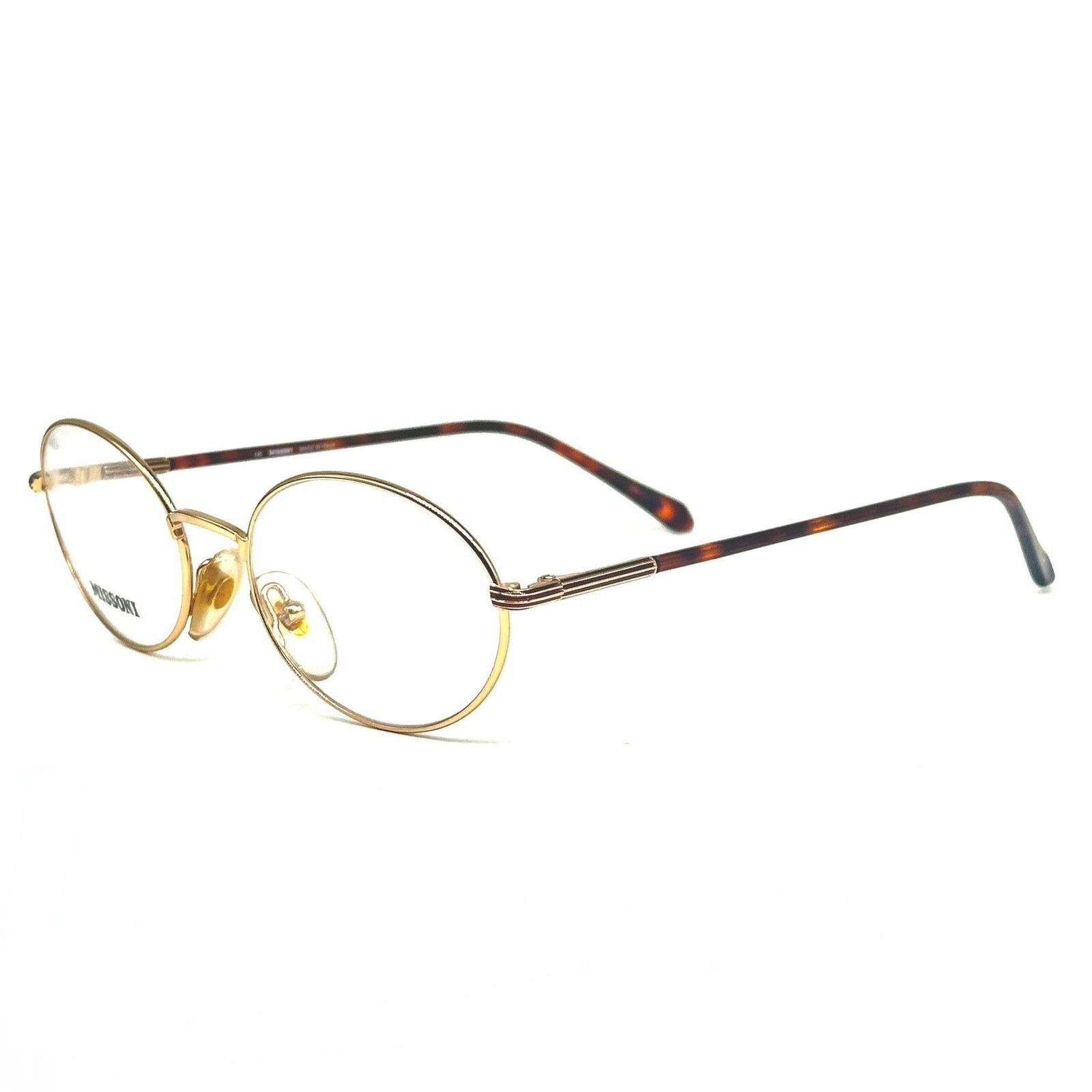 Missoni Missoni M388 oval golden metal frames w tortoise temples NOS Size ONE SIZE - 2 Thumbnail