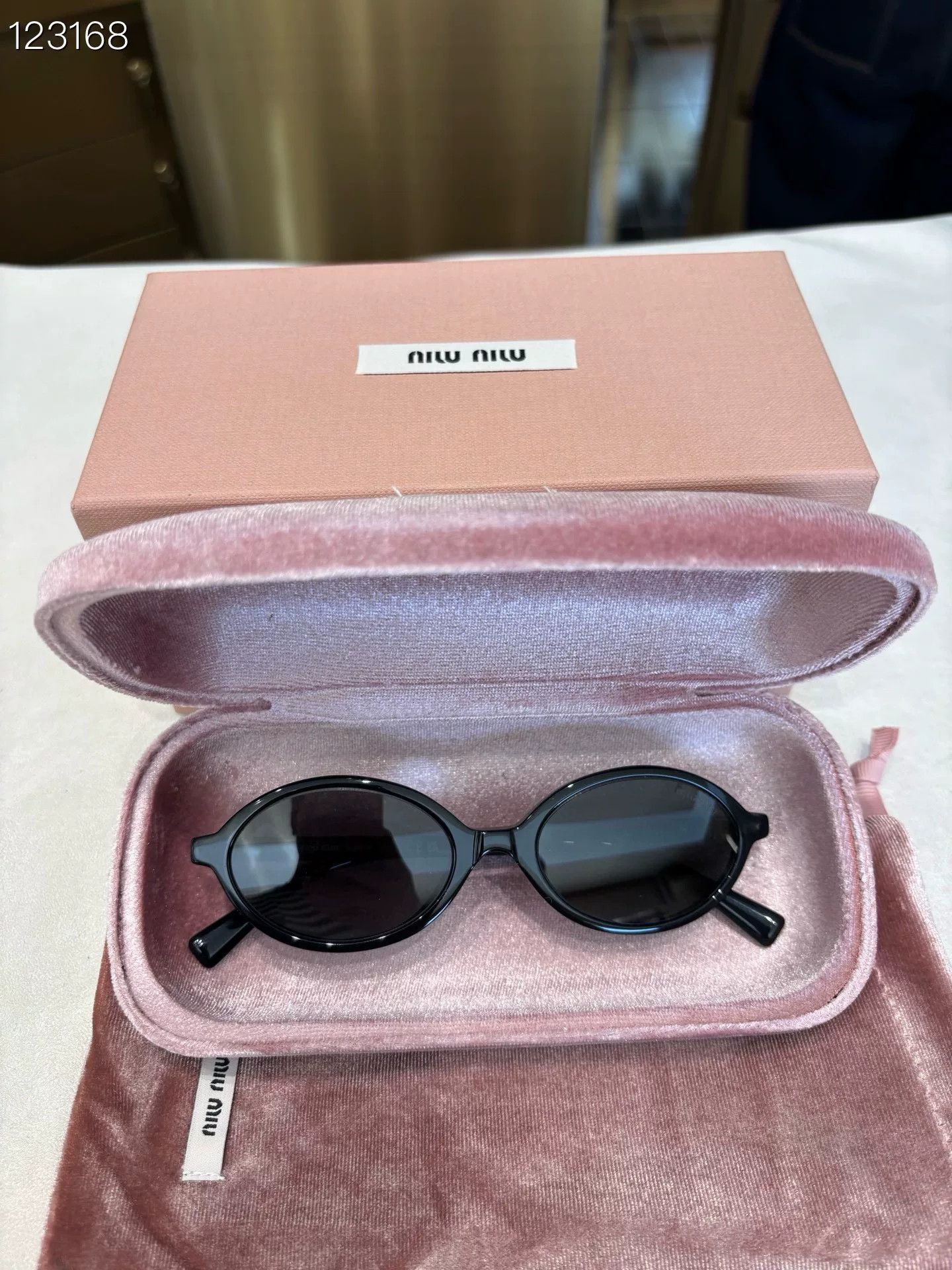Miu Miu Miu Miu Retro Small Frame Sunglasses Size ONE SIZE - 1 Thumbnail