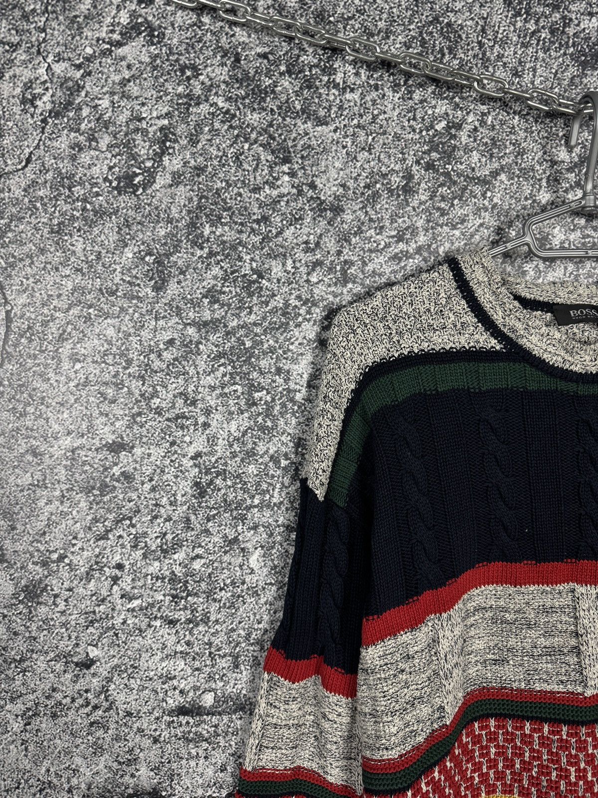 Hugo Boss BOSS Hugo Boss Vintage Knit Sweater Pullover Italy Made XL Size US XL / EU 56 / 4 - 3 Thumbnail