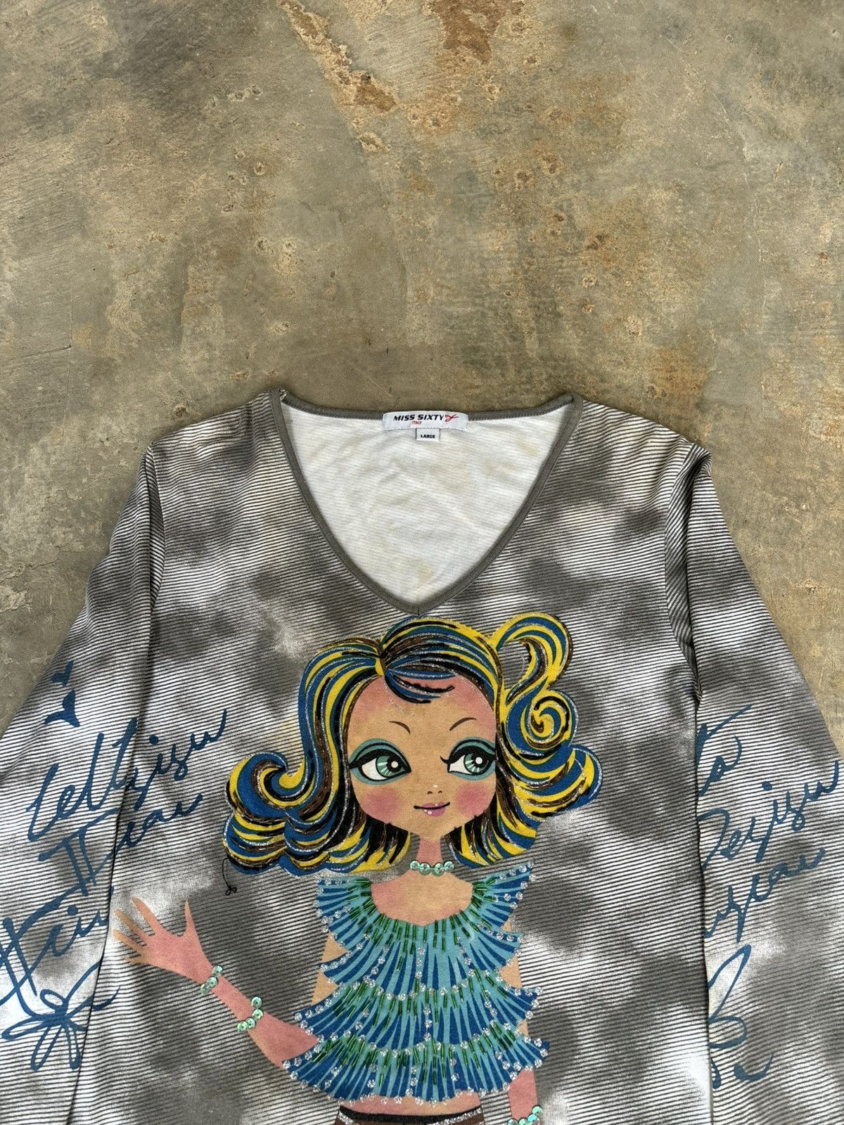 Hysteric Glamour Y2k Opium Miss Sixty Longsleeve Size L / US 10 / IT 46 - 2 Thumbnail