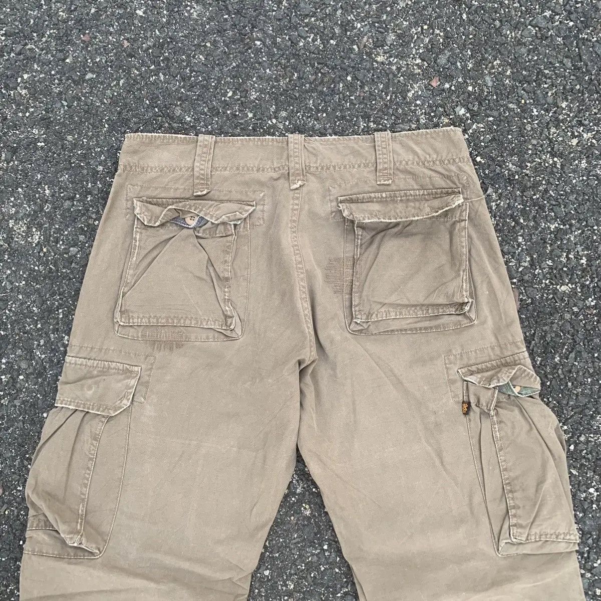 Jungles STEALS💥JAPANESE VINTAGE UTILITY ALPHA INDUSTRY CARGO PANTS Size US 32 / EU 48 - 13 Thumbnail