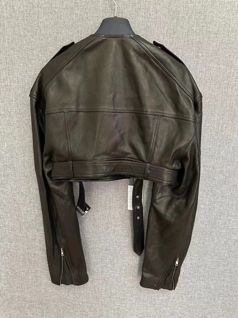 Rick Owens Rick Owens High Waist Leather Jacket-2506 Size US M / EU 48-50 / 2 - 2 Thumbnail