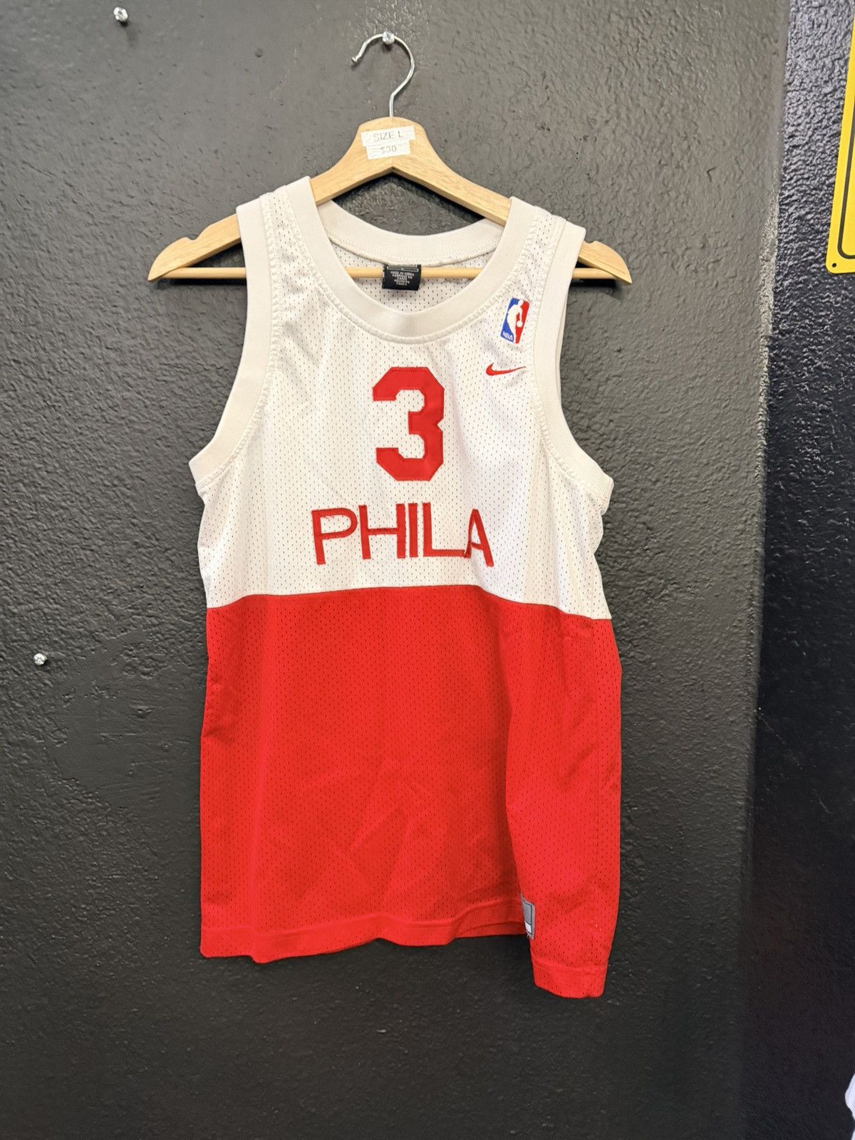 Nike Nike Allen Iverson #3 Philadelphia 76ers basketball jersey Size US L / EU 52-54 / 3 - 2 Thumbnail