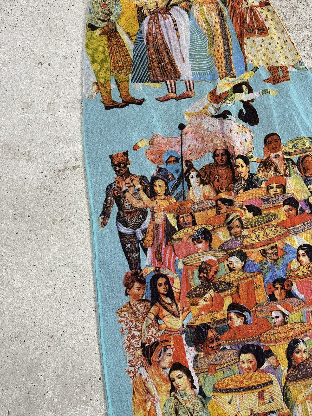 Jean Paul Gaultier Vintage Jean Paul Gaultier Soleil Bollywood Mesh Skirt Size 32" / US 10 / IT 46 - 16 Thumbnail
