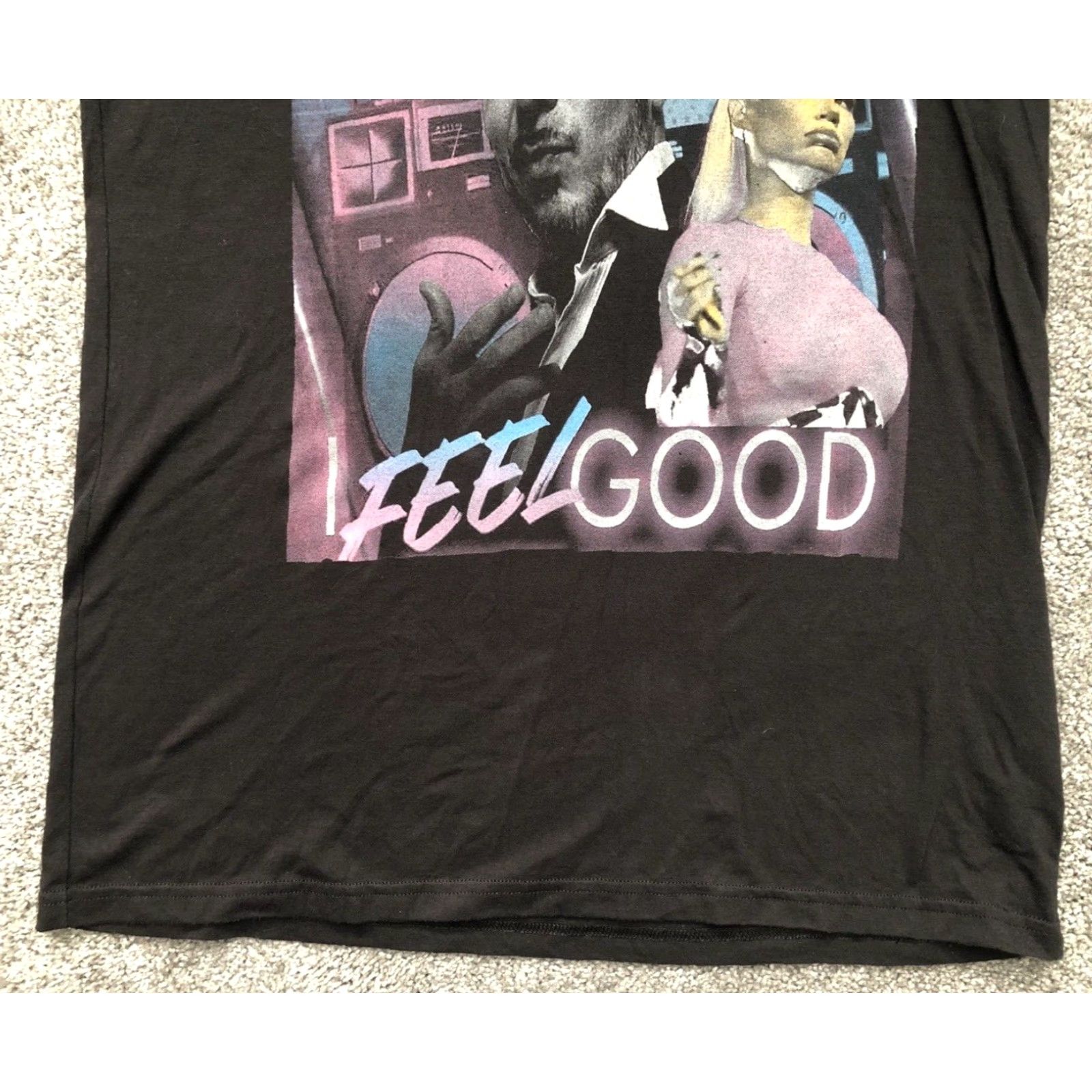 Vintage VINTAGE Pitbull Iggy Azalea Feel Good Tour T Shirt Black L Men Short Sleeve Size US L / EU 52-54 / 3 - 6 Thumbnail