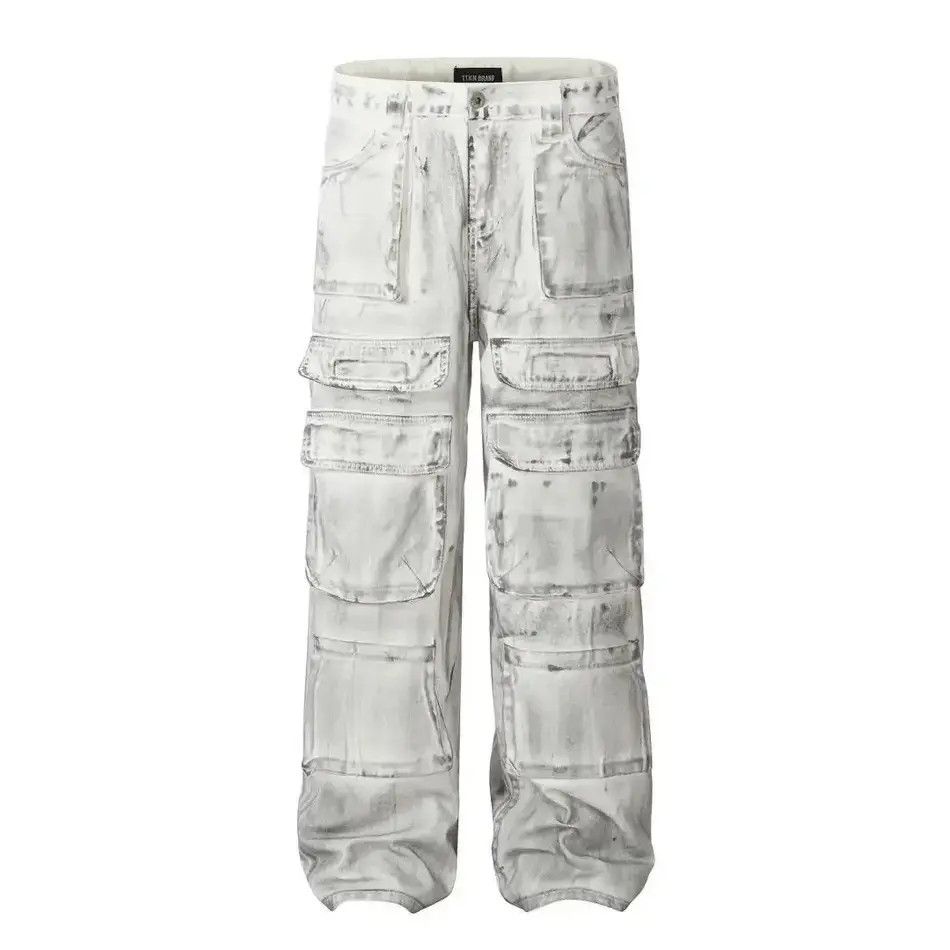Japanese Brand × Jean × Streetwear Design Multi Pockets