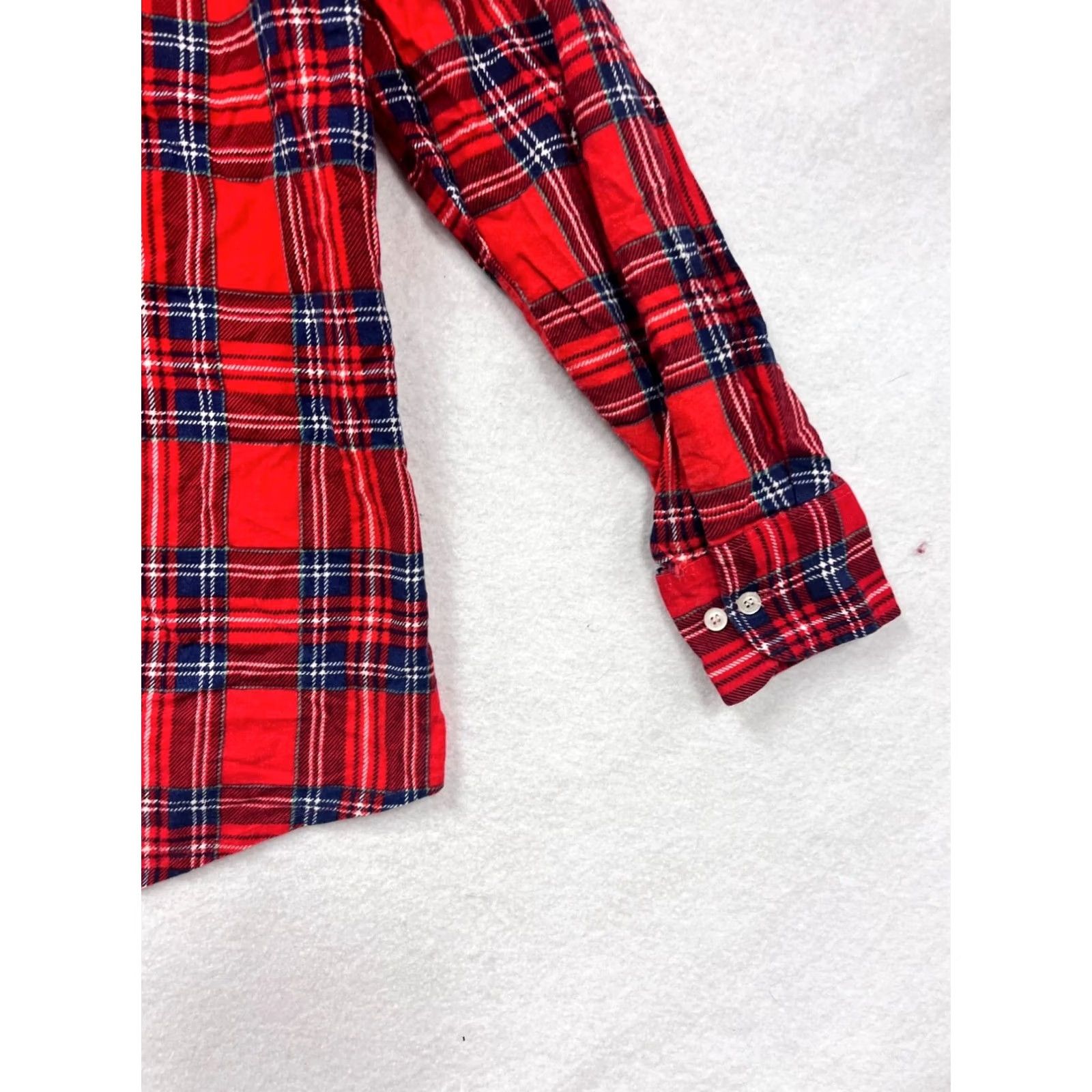 Vintage VINTAGE Highlander Shirt Plaid Flannel Button-Down M Red Mens Size US M / EU 48-50 / 2 - 6 Thumbnail