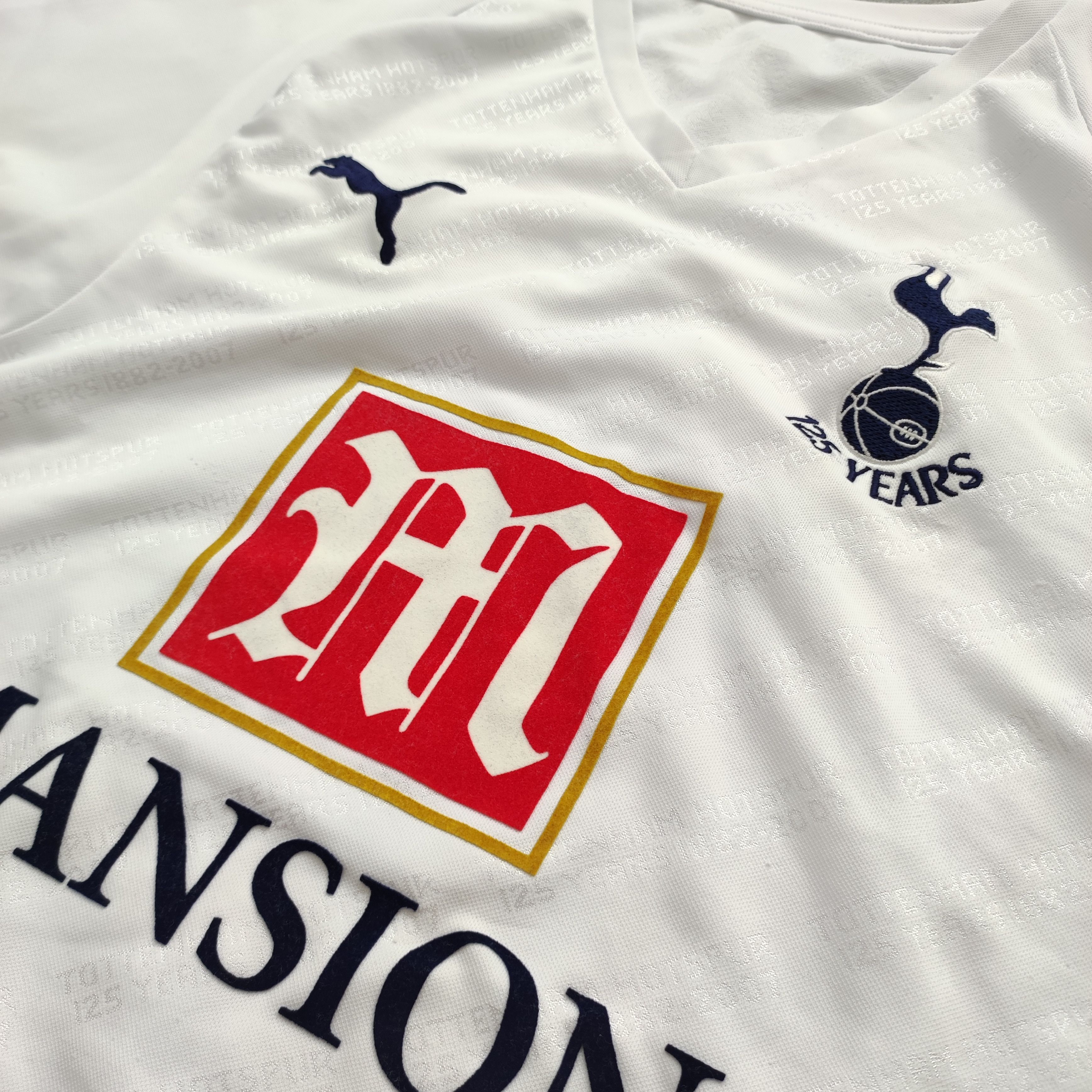 Vintage RARE 2007 Limited 125yrs Home Tottenham Football Jersey Size US M / EU 48-50 / 2 - 6 Thumbnail