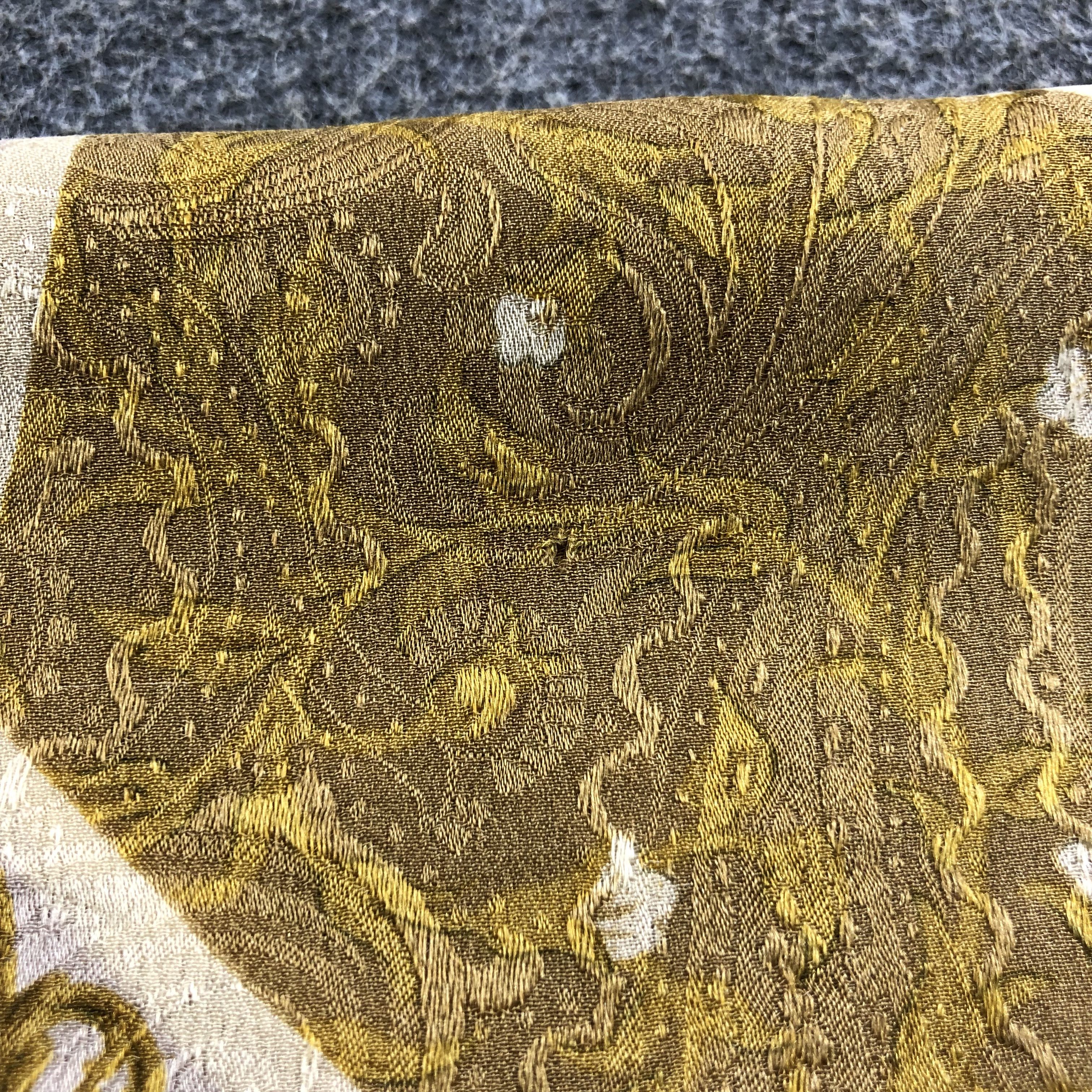 Japanese Brand Sorelle Fontana Paisley Silk Scarf M961 Size ONE SIZE - 8 Thumbnail
