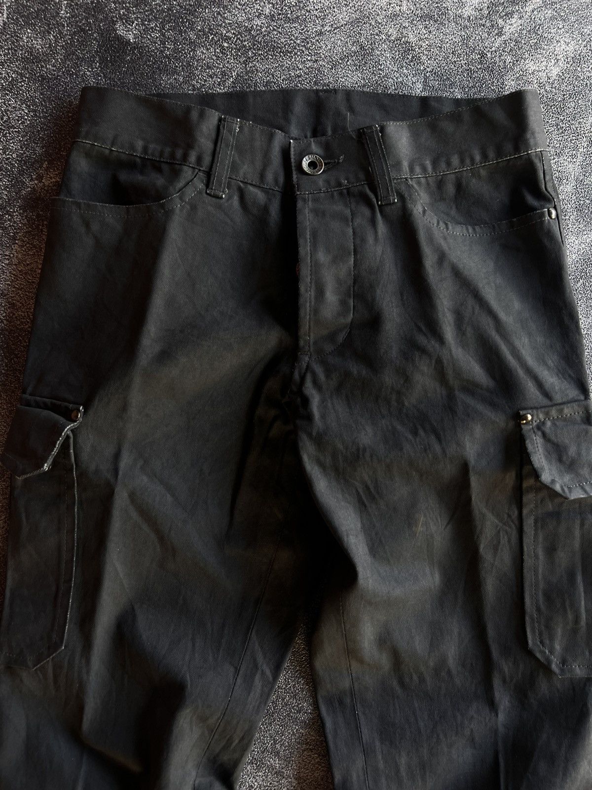 5351 POUR LES HOMMES 5351 Pour Les Hommes Waxed Cargo Pants Size US 28 / EU 44 - 2 Thumbnail