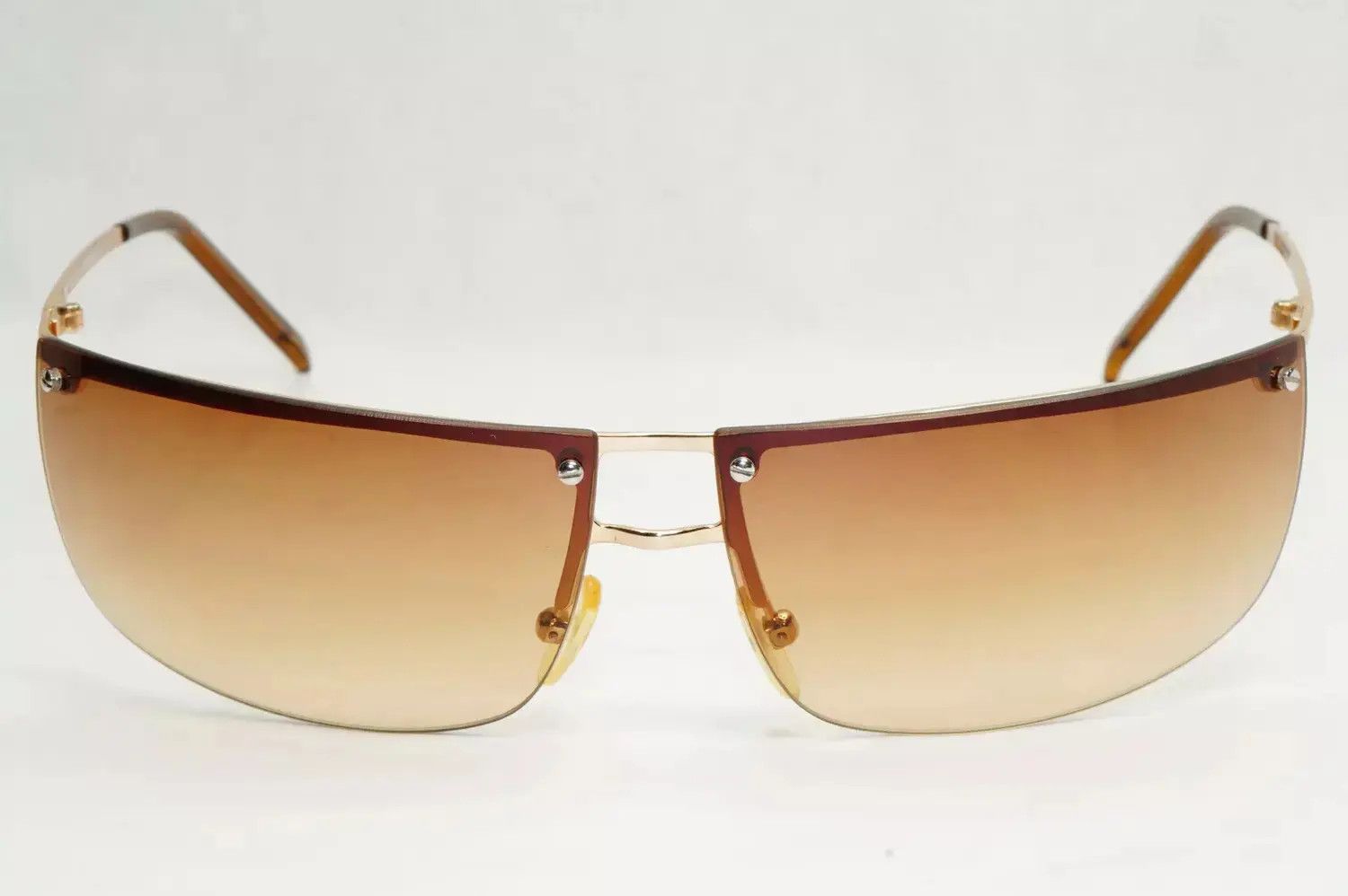 Gucci × Tom Ford × Vintage GUCCI Sunglasses Shield Wrap Rimless Ski Mask Tom Ford Era Size ONE SIZE - 2 Thumbnail