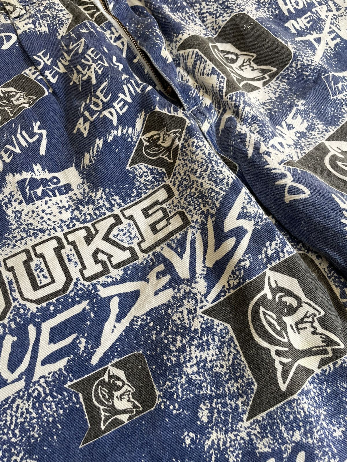 Pro Player Vintage Pro Player Duke Blue Devils full print jorts denim Size US 34 / EU 50 - 3 Thumbnail