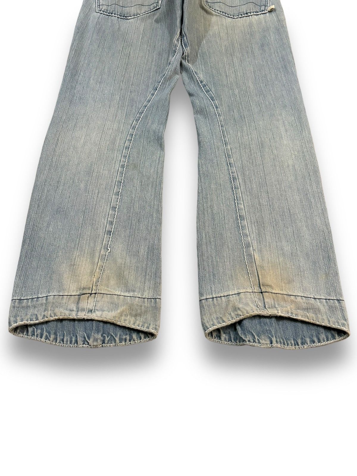 Blue Blue Japan Vintage Japanese Brand Rusty Blue Wash Loose Fit Jeans Size US 30 / EU 46 - 13 Thumbnail