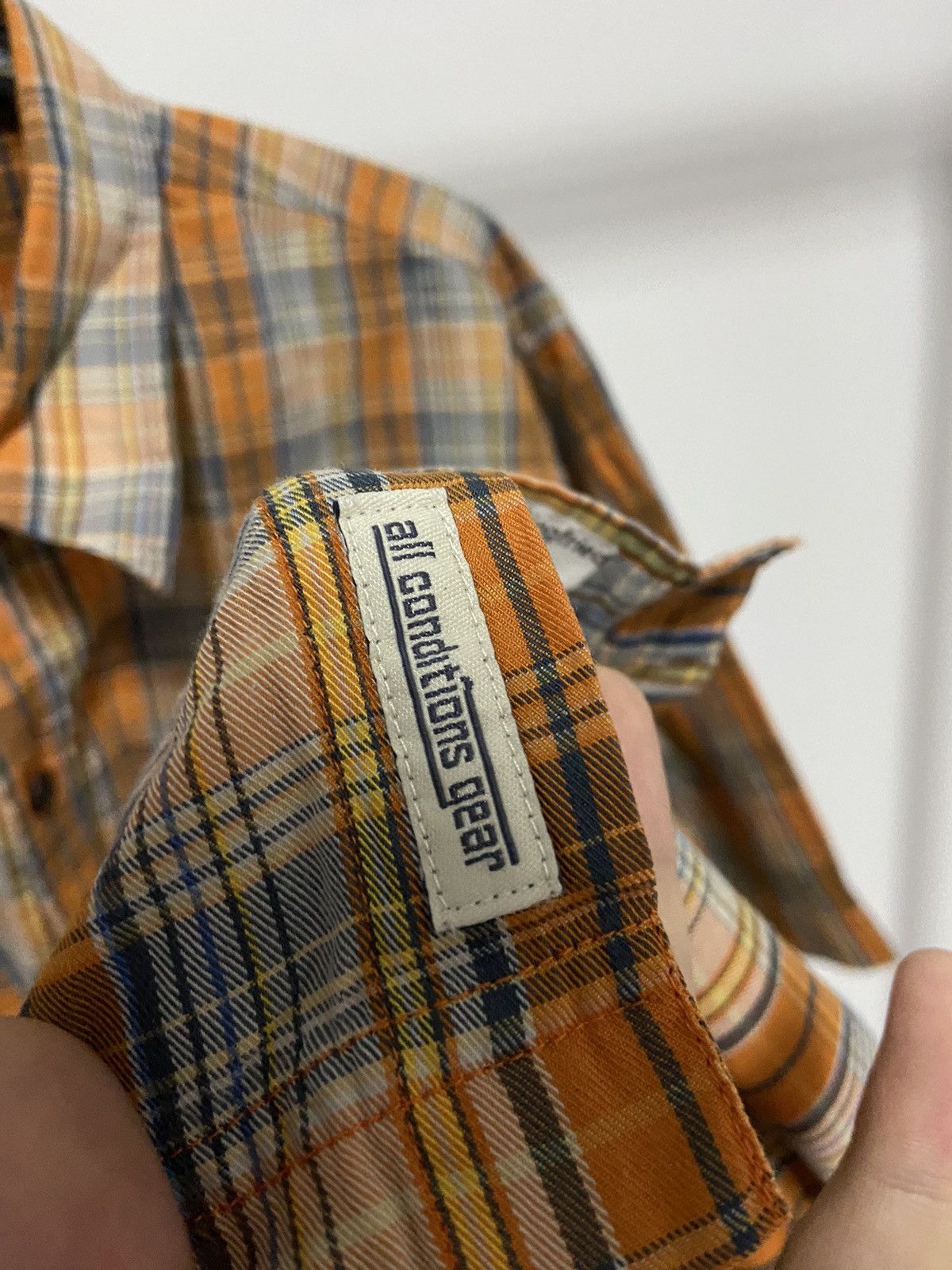 Nike ACG × Vintage Nike ACG Button Ups short sleeve small logo Mesh check Size US L / EU 52-54 / 3 - 9 Thumbnail
