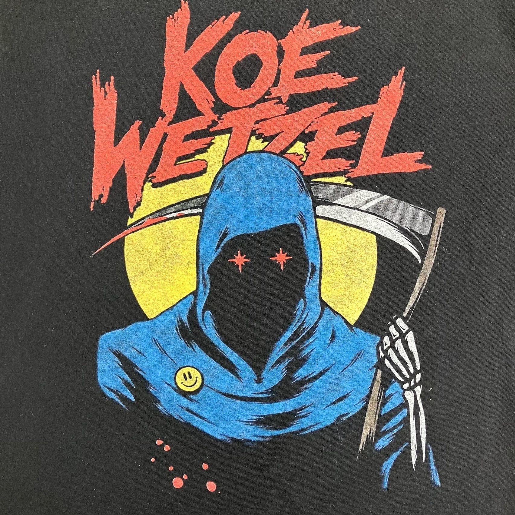 Next Level VINTAGE Koe Wetzel Road to Hell Paso Part 2 Black Short Sleeve T-Shirt Mens Small Band Concert Graphic Cotton Size US S / EU 44-46 / 1 - 4 Thumbnail
