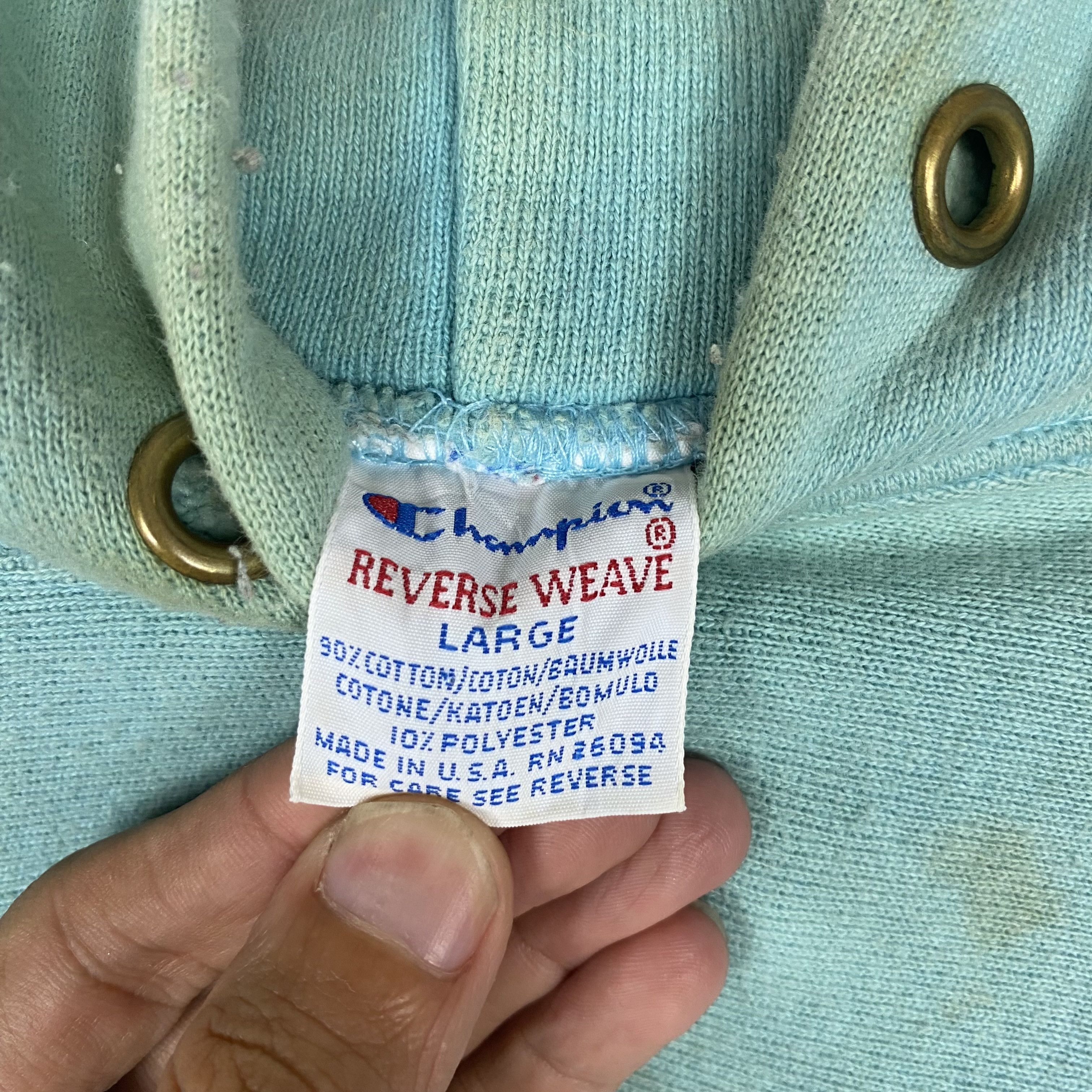 Champion 💥 90s CHAMPION REVERSE WEAVE HOODED PULLOVER Size US L / EU 52-54 / 3 - 9 Thumbnail