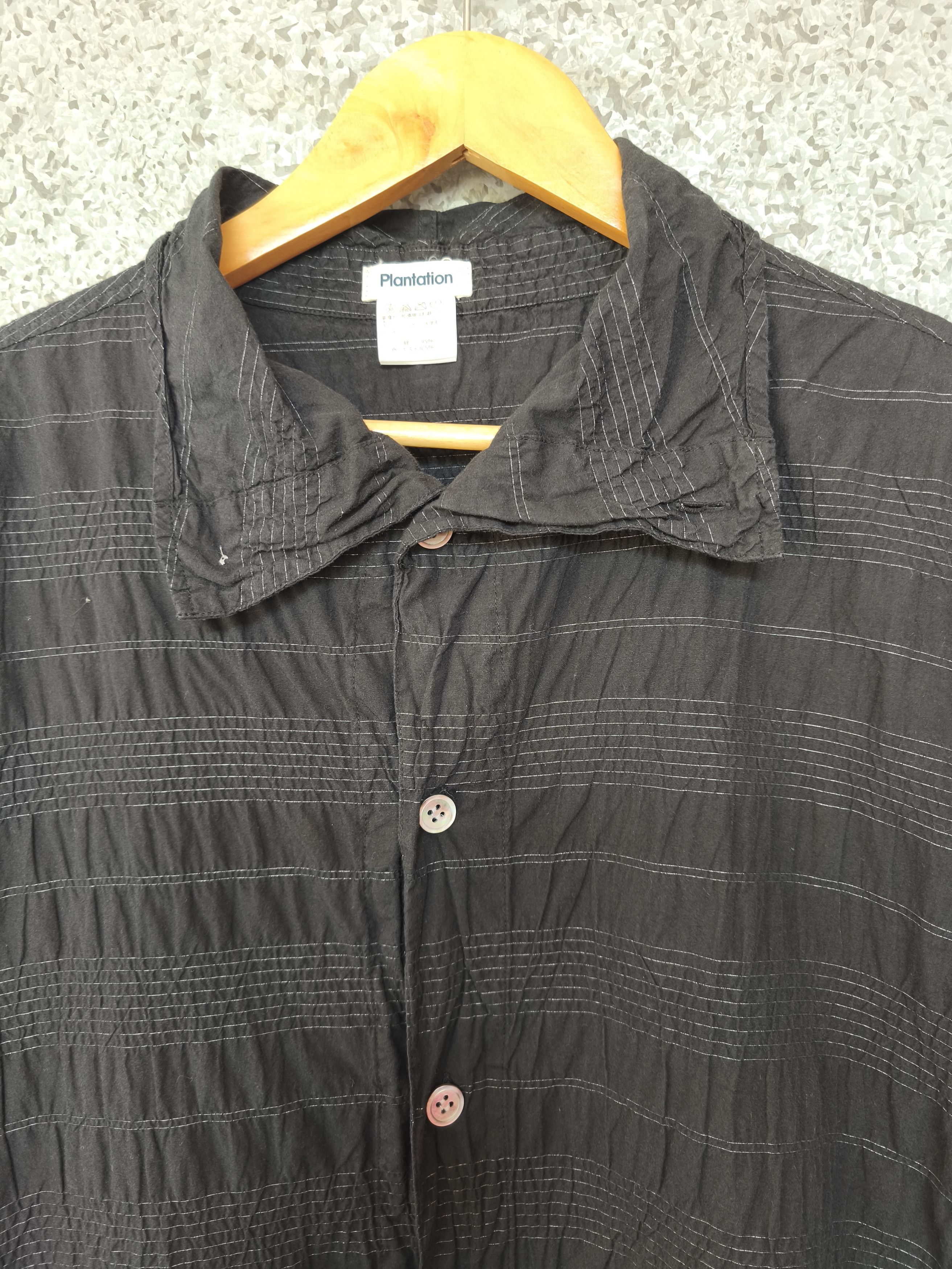 Issey Miyake 🔥 Plantation by Issey Miyake shirt ribbed button up Size US M / EU 48-50 / 2 - 1 Thumbnail
