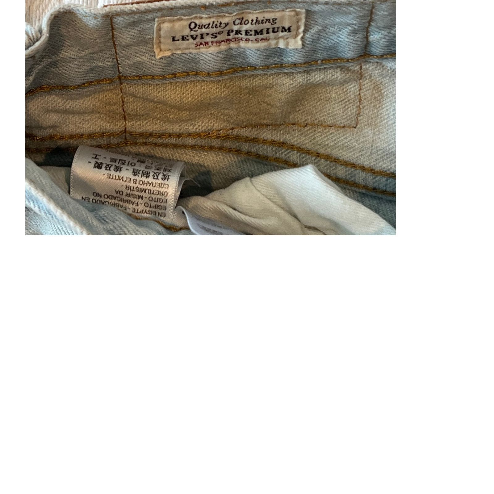 Levi's Levi's Stonewash 510 Slim Fit Jeans Mens 29x32 Size US 29 - 3 Thumbnail